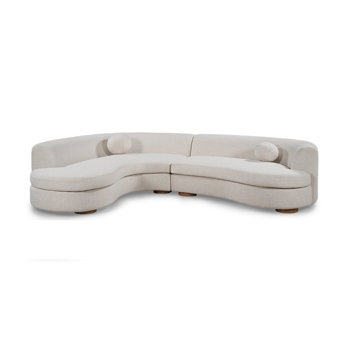Concord Ivory 2 Piece Sectional by Classic Home at Eve Furniture