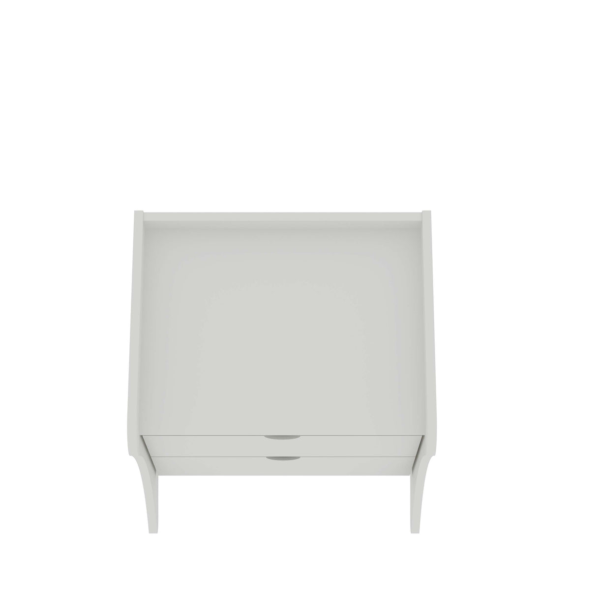 Coney 3-Piece Dresser and 2 Nightstands in White by Manhattan Comfort at Eve Furniture