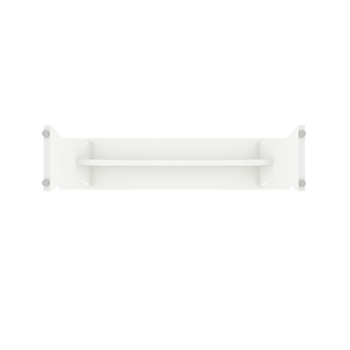Coney Dining Bench in White (set of 2) by Manhattan Comfort at Eve Furniture