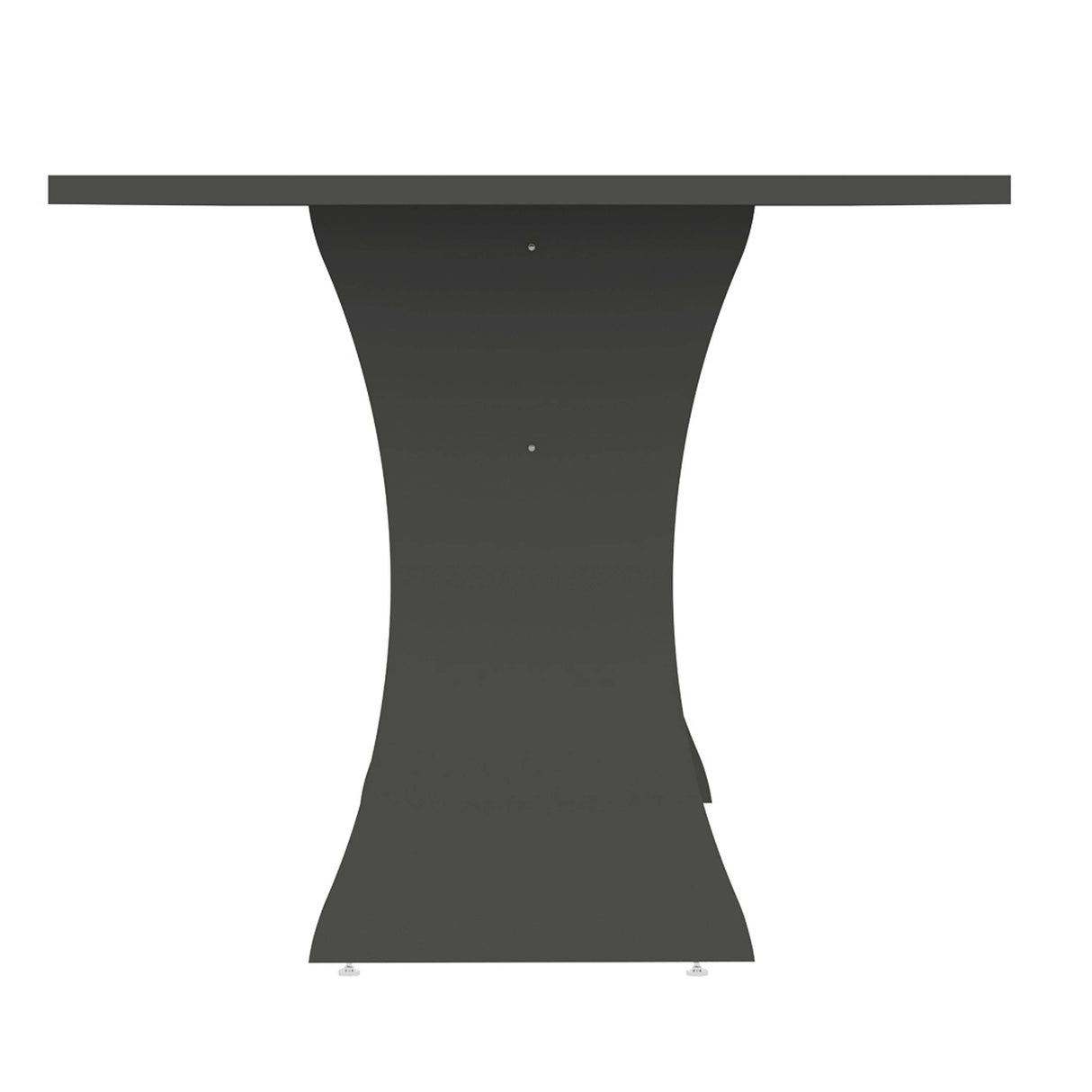 Coney Dining Table in Grey by Manhattan Comfort at Eve Furniture