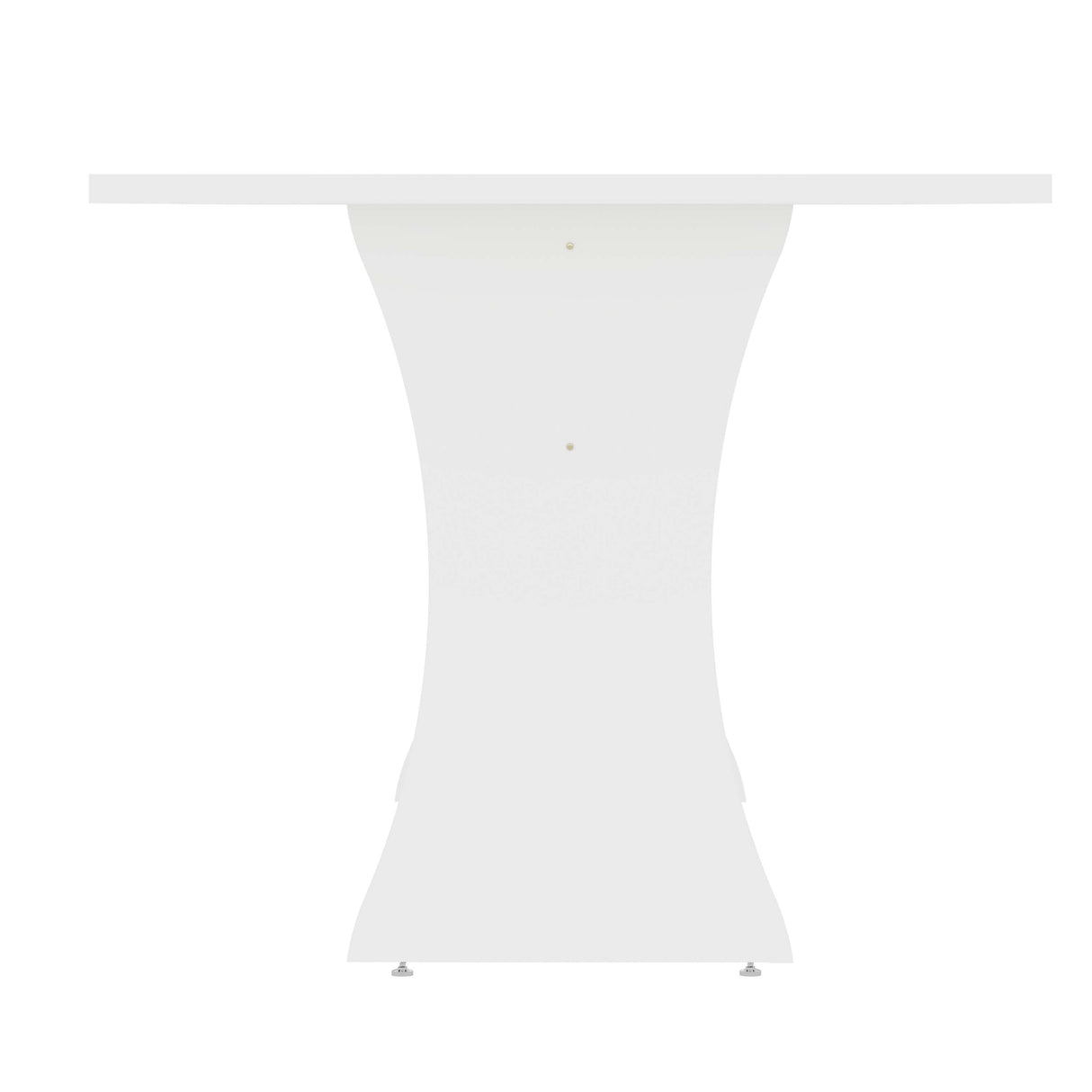 Coney Dining Table in White by Manhattan Comfort at Eve Furniture