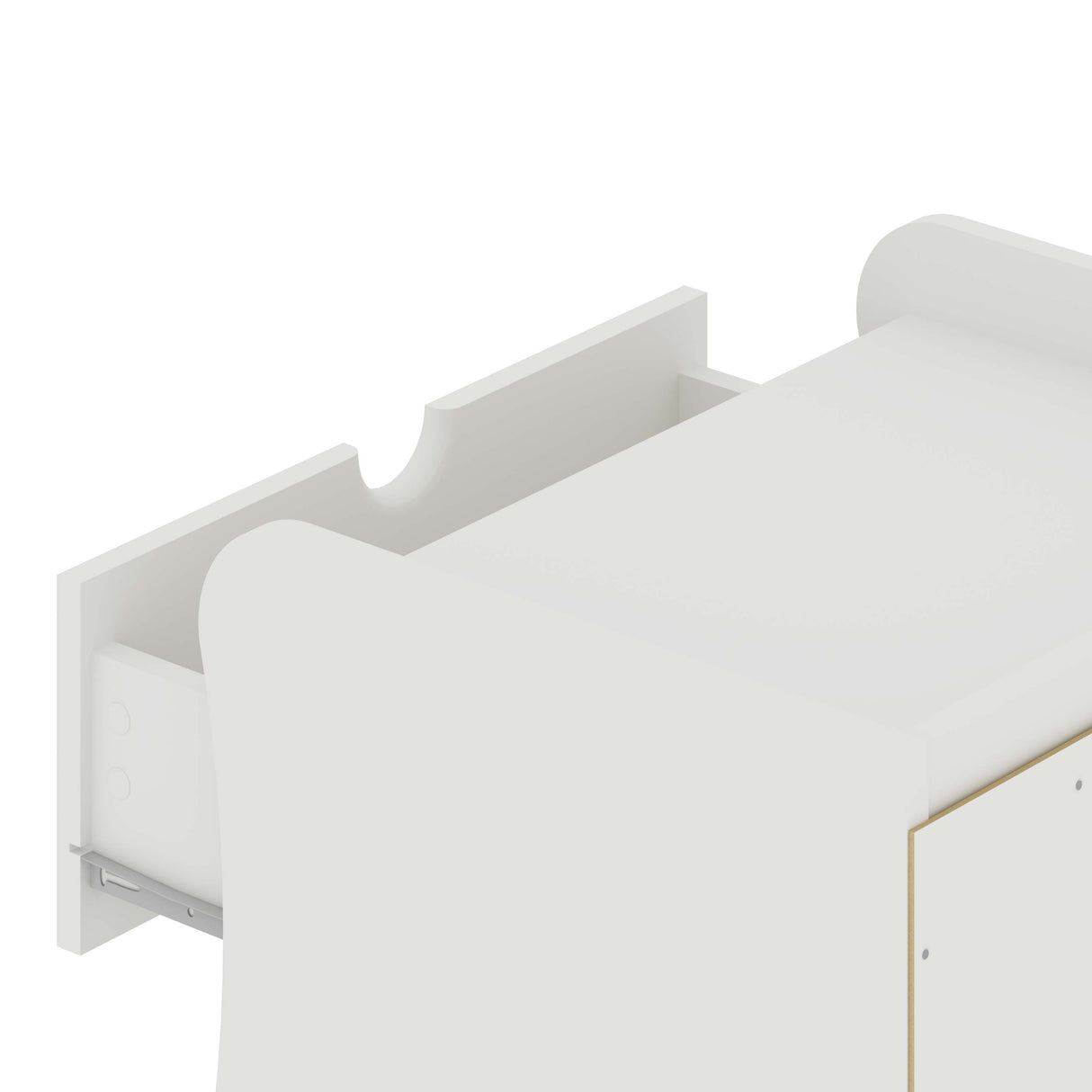 Coney Dresser in White by Manhattan Comfort at Eve Furniture