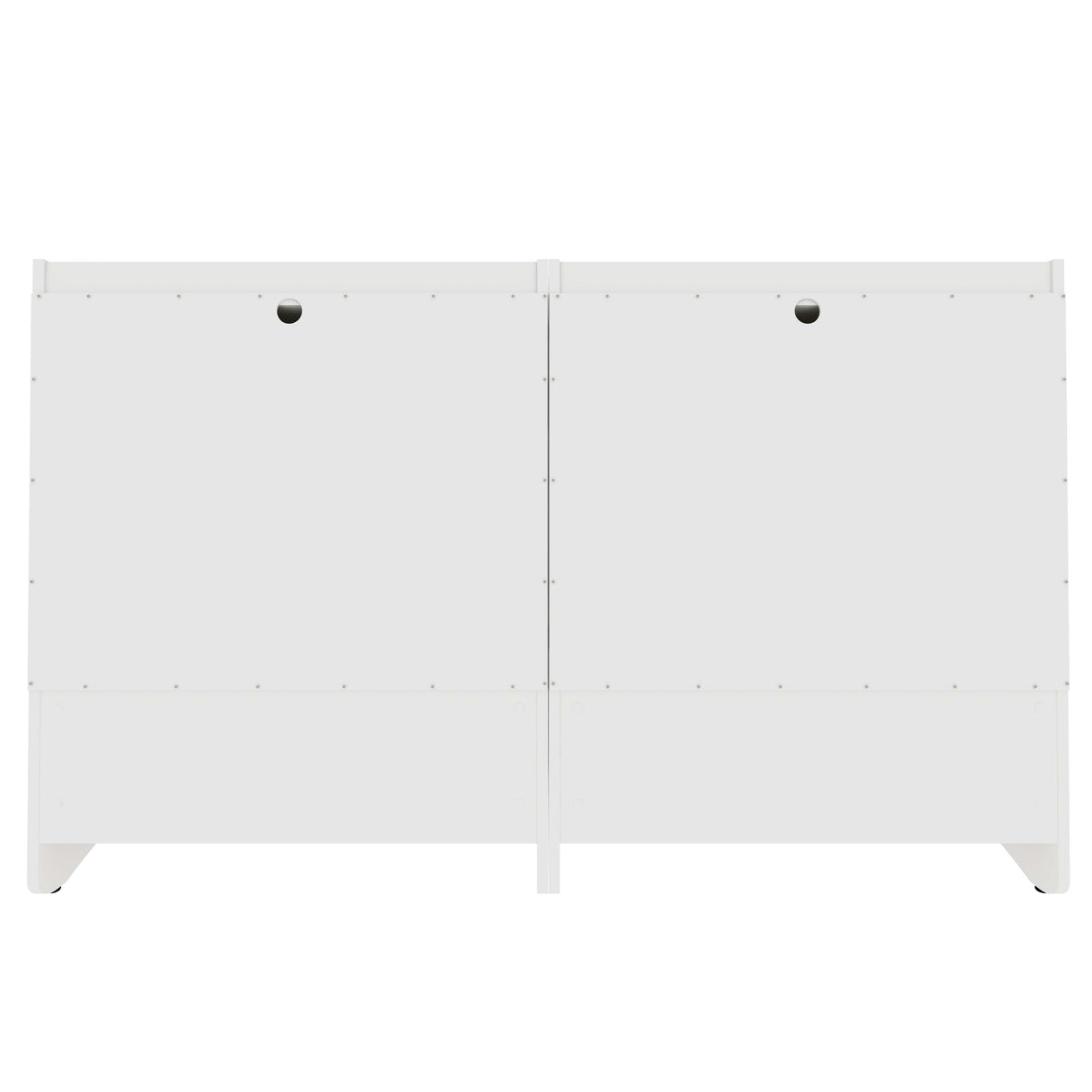 Coney Dresser in White (set of 2) by Manhattan Comfort at Eve Furniture