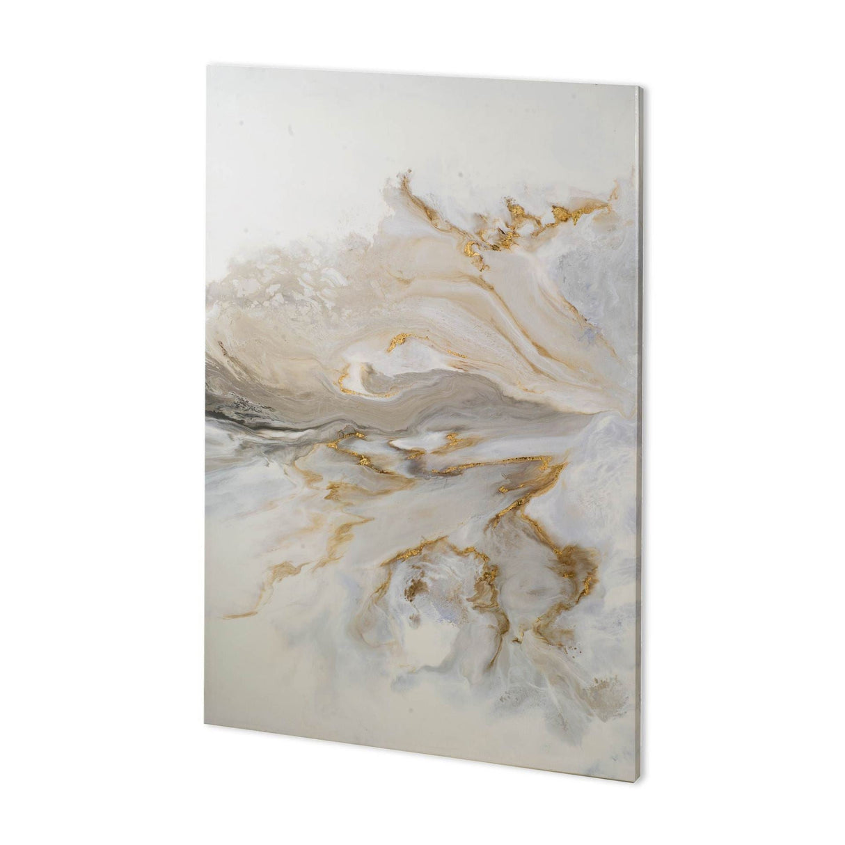 Confluence by Corrie LaVelle a Hand Embellished Textured Canvas by Mercana at Eve Furniture