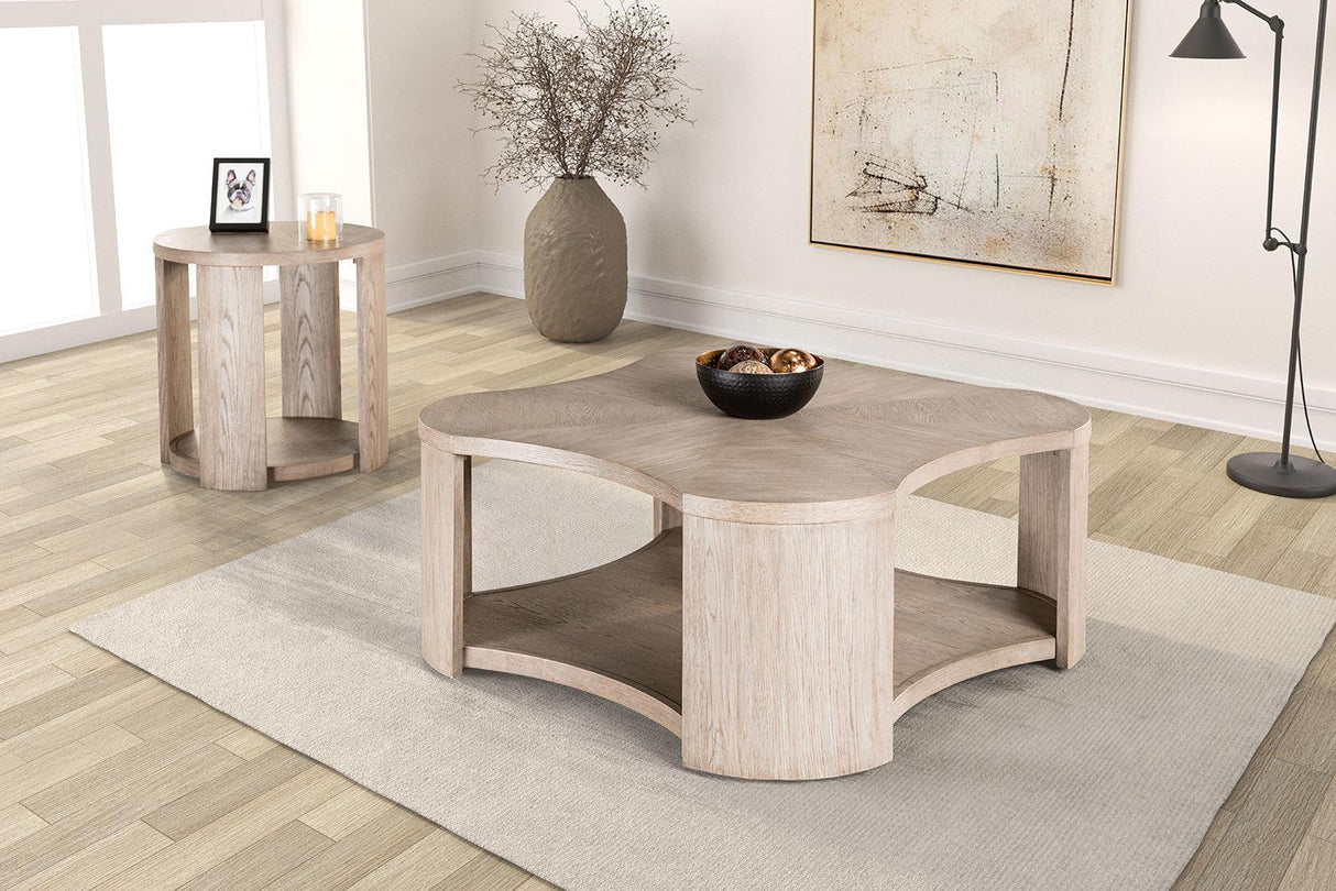 Conisbrough Oak Cocktail Table by Furniture of America at Eve Furniture
