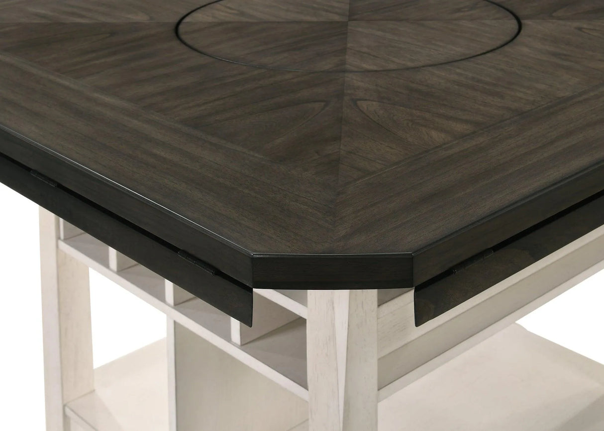 Conner Chalk and Gray Counter Height Table by Crown Mark at Eve Furniture