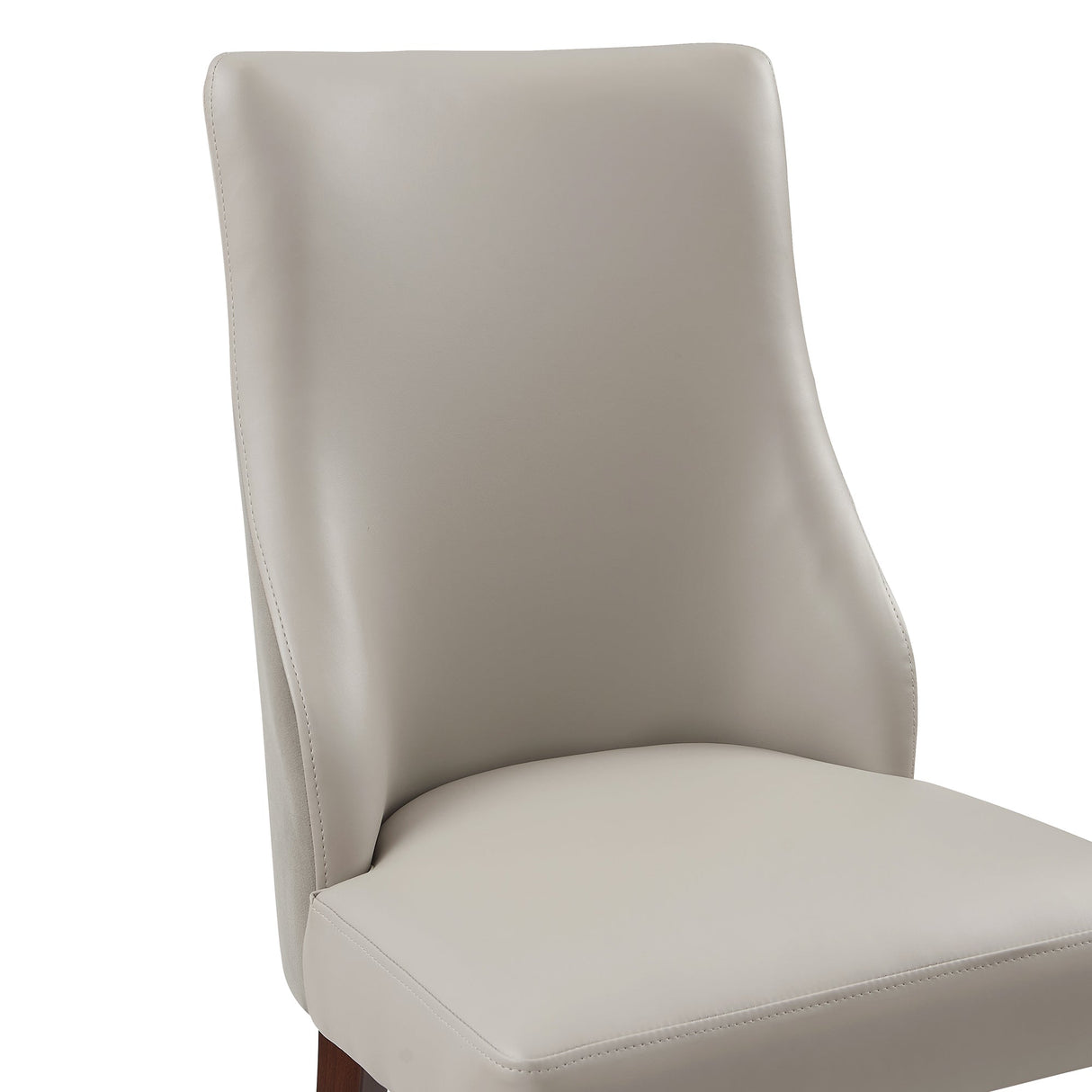 Connie Dining Chair in Light Grey (set of 2) by Manhattan Comfort at Eve Furniture