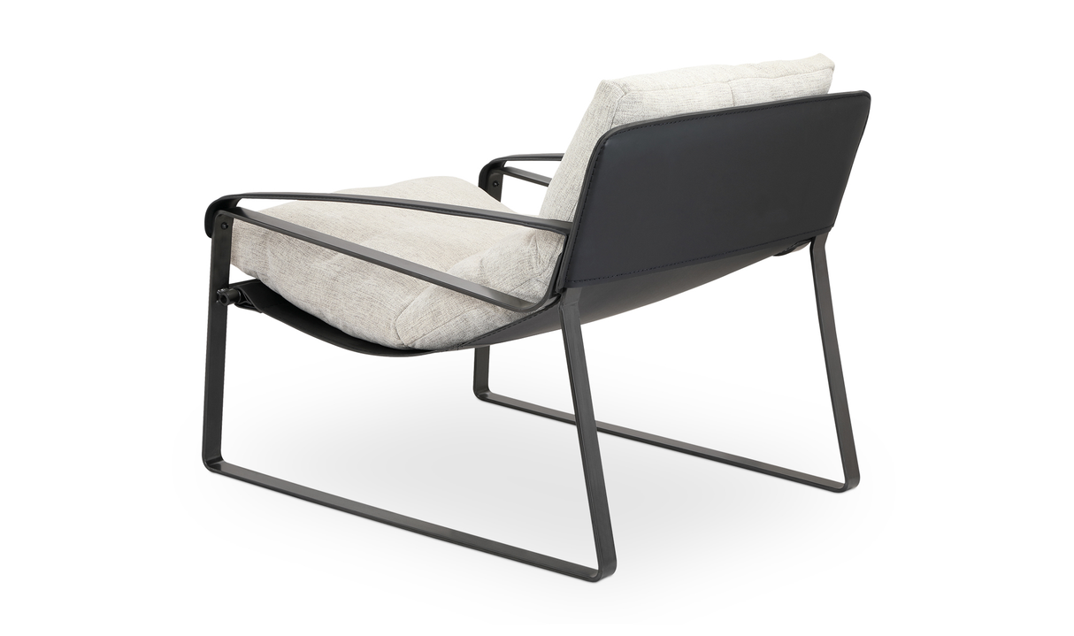 Connor Club Chair - White by Moe's Home at Eve Furniture