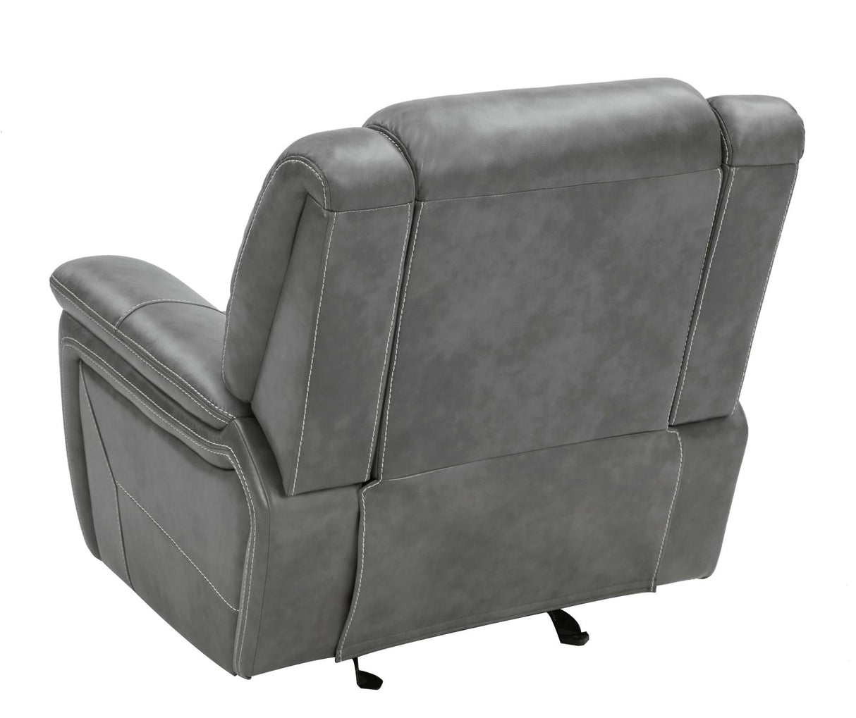 Conrad Gray Upholstered Padded Arm Reclining Living Room Set by Coaster at Eve Furniture