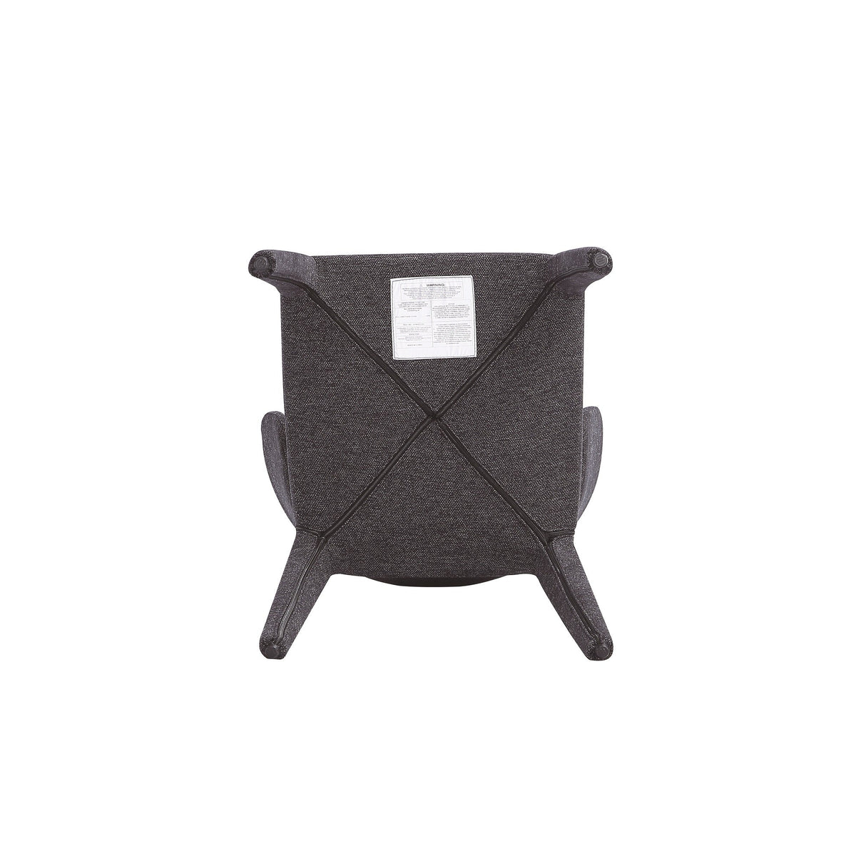 Conrad Woven Tweed Dining Chair in Black (set of 4) by Manhattan Comfort at Eve Furniture