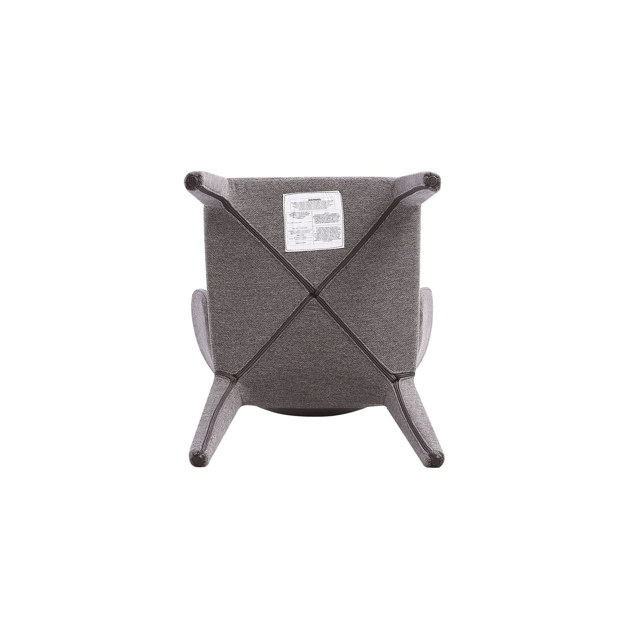 Conrad Woven Tweed Dining Chair in Grey (set of 2) by Manhattan Comfort at Eve Furniture