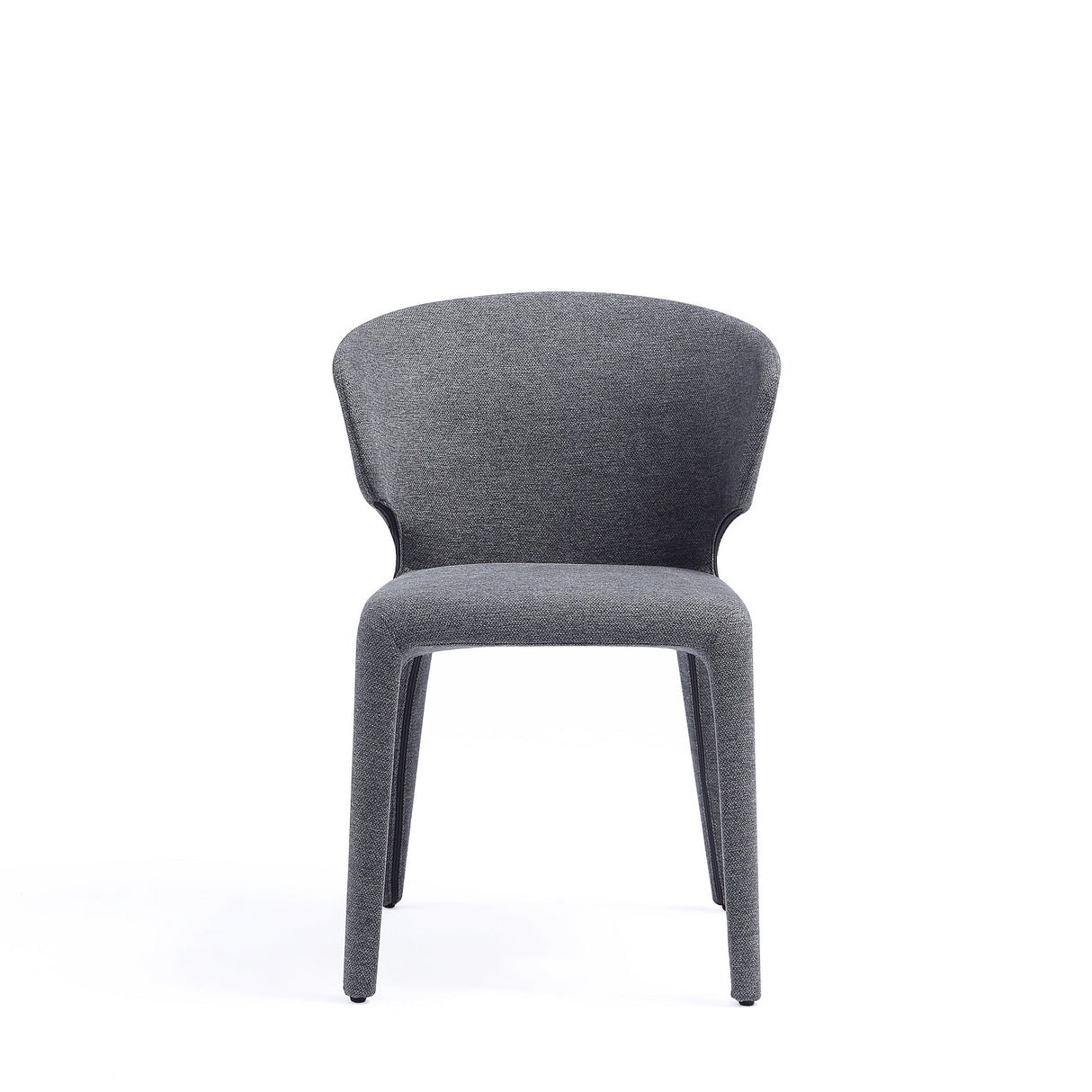 Conrad Woven Tweed Dining Chair in Grey (set of 2) by Manhattan Comfort at Eve Furniture