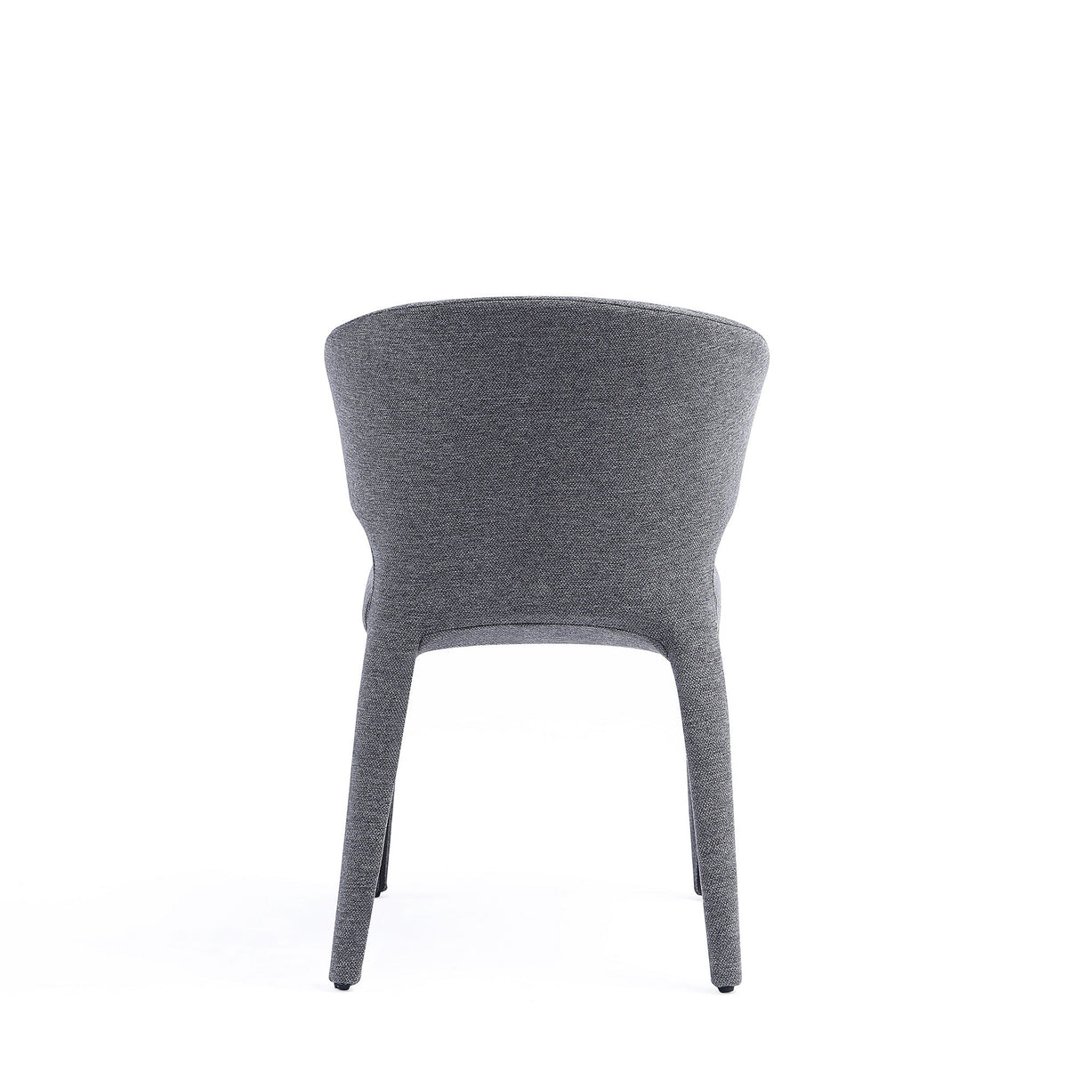 Conrad Woven Tweed Dining Chair in Grey (set of 2) by Manhattan Comfort at Eve Furniture
