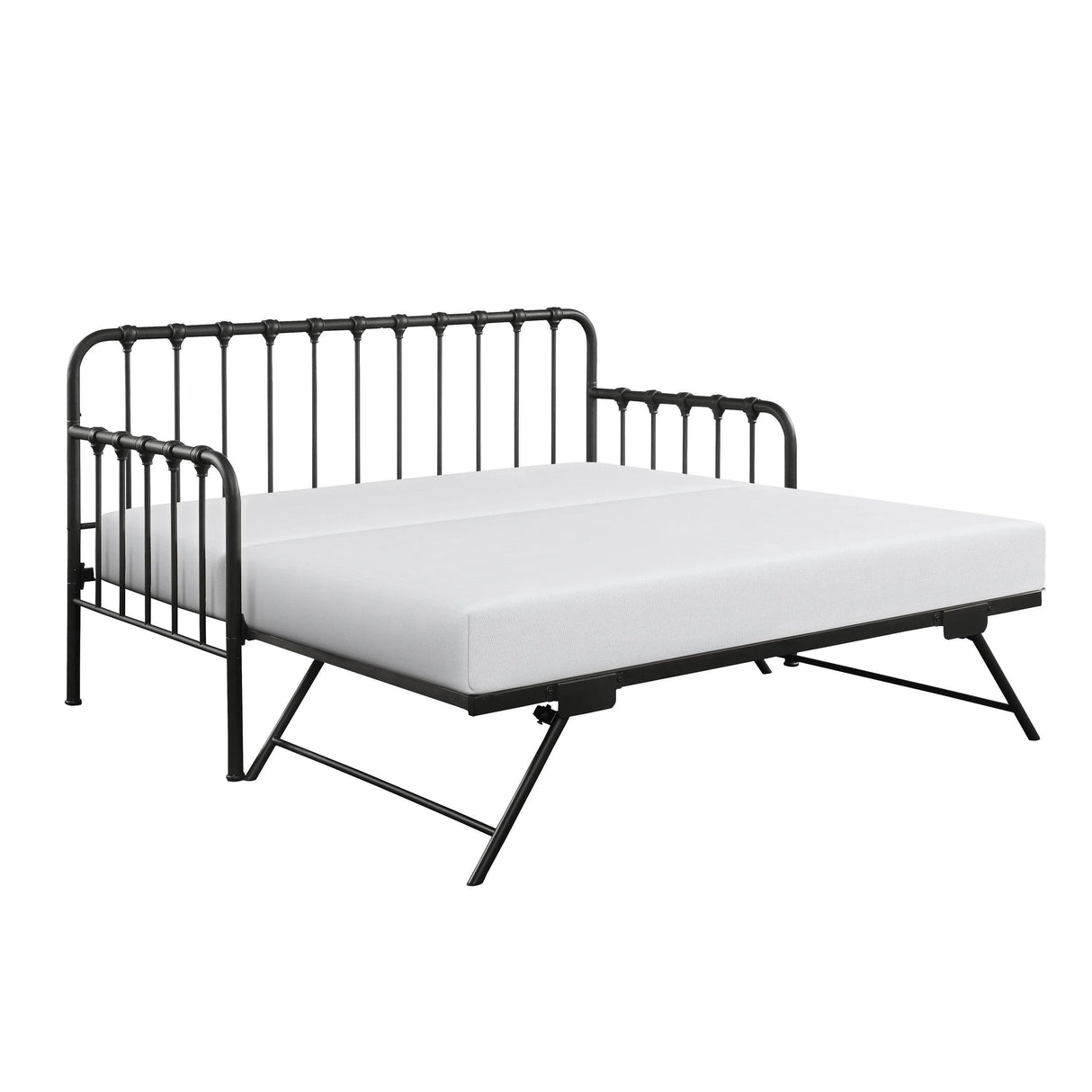 Constance Black Daybed With Lift-Up Trundle by Homelegance at Eve Furniture
