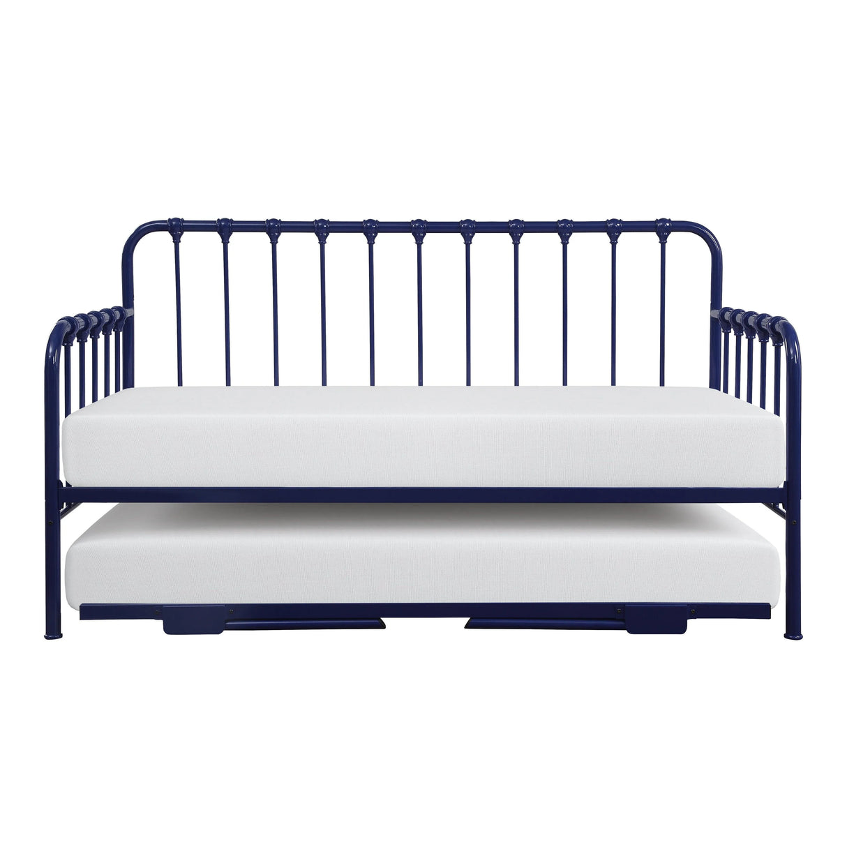 Constance Navy Blue Daybed With Lift-Up Trundle by Homelegance at Eve Furniture