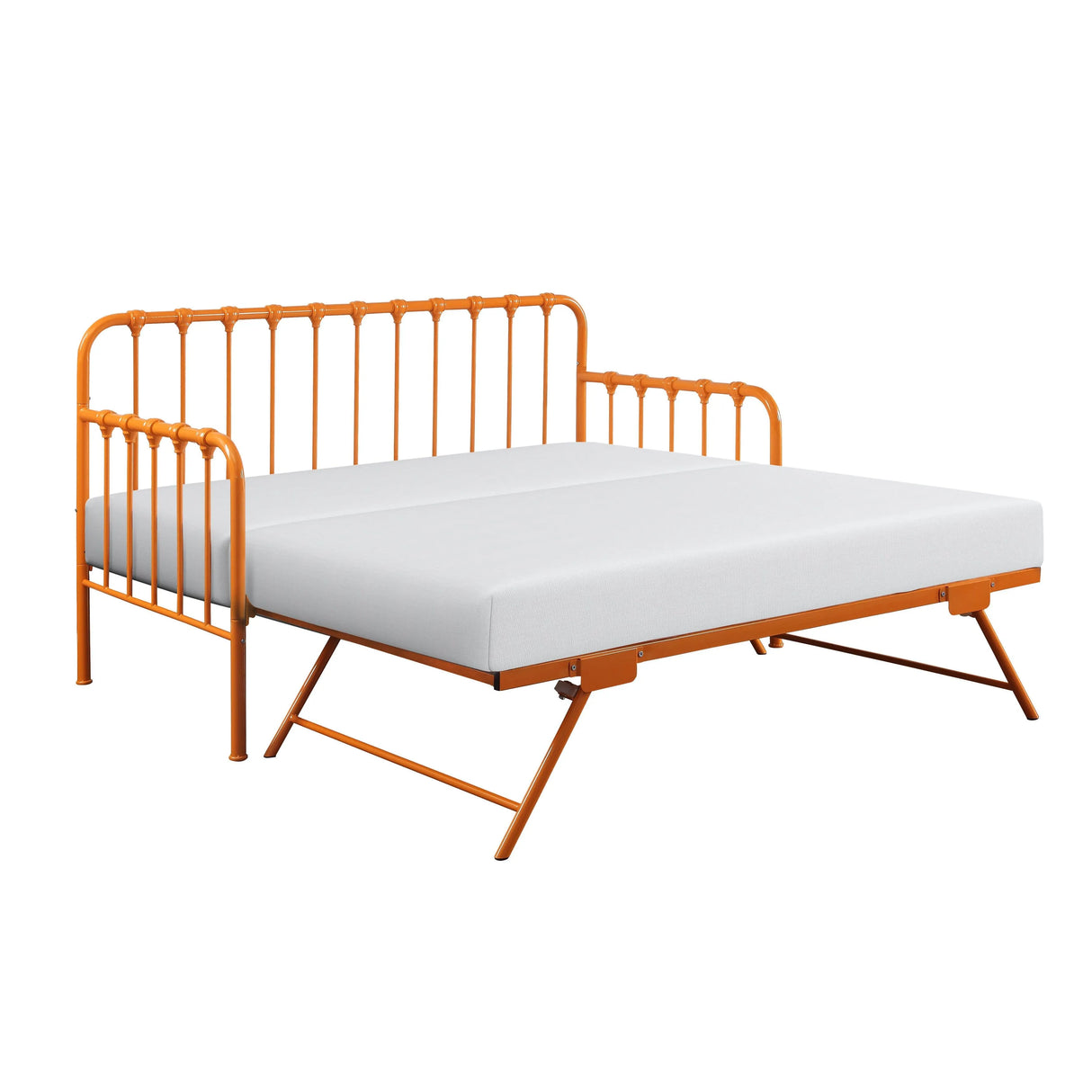 Constance Orange Daybed With Lift-Up Trundle by Homelegance at Eve Furniture