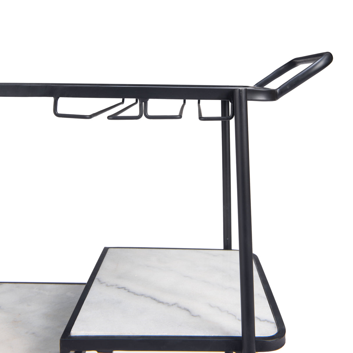 Constanza Black Bar Cart by Zuomod at Eve Furniture