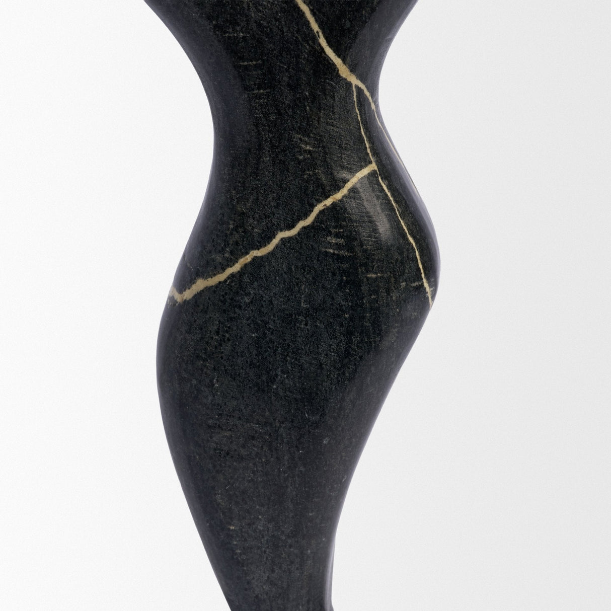 Contour Black Marble Silhouette Decorative Object by Mercana at Eve Furniture