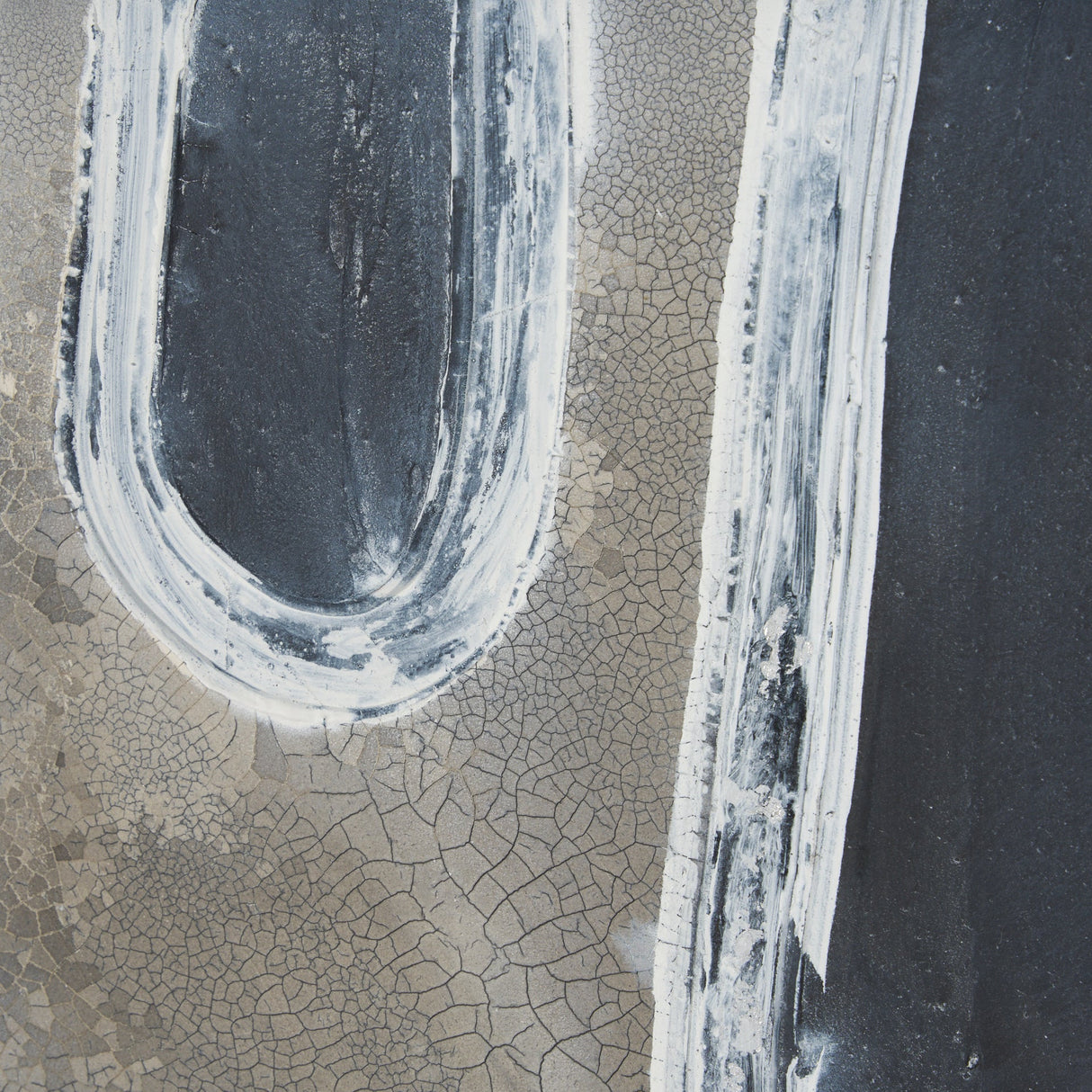 Contrasting Paths II by Studio M a handmade Original Framed 3D Textured Artwork under Glass by Mercana at Eve Furniture