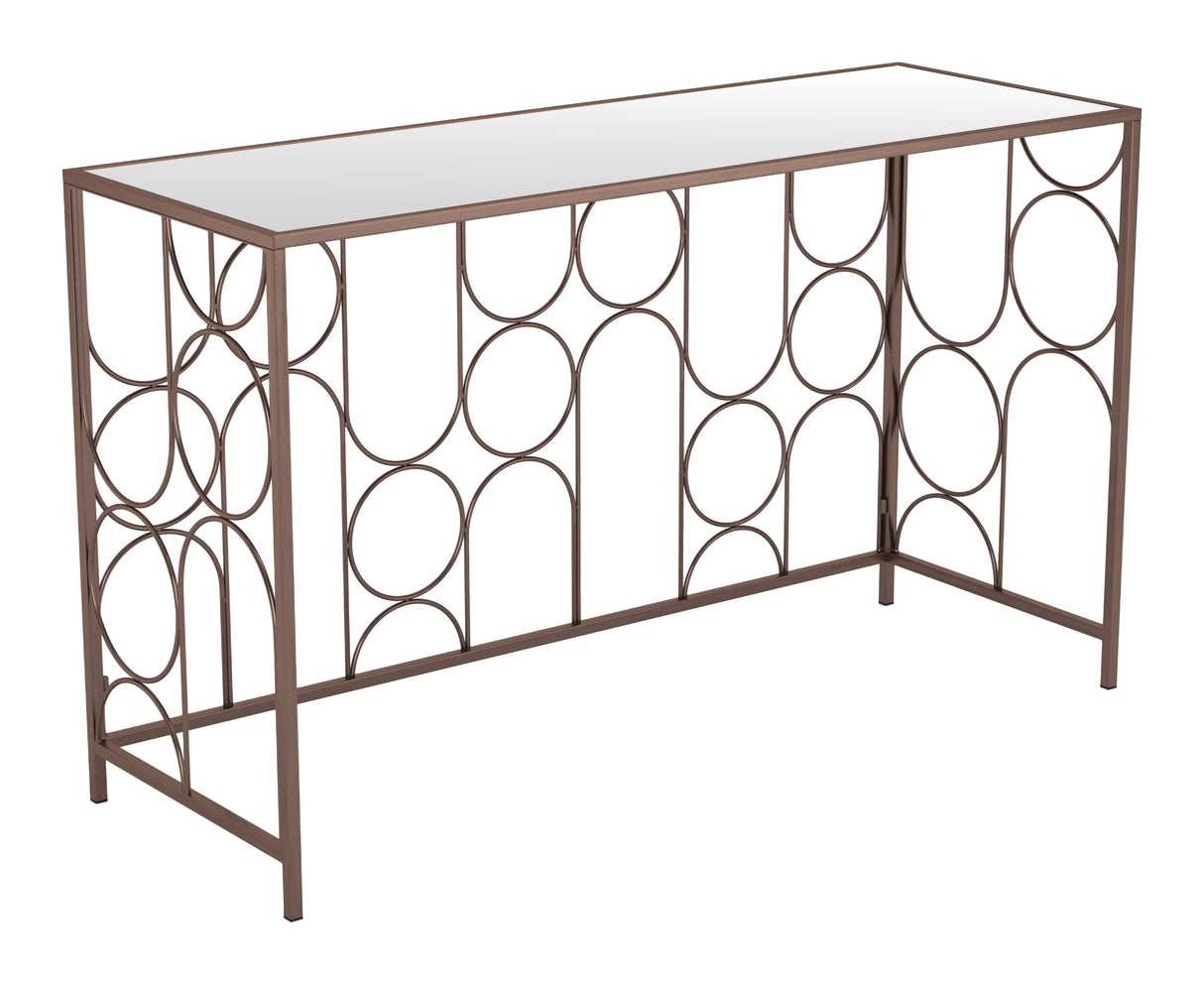 Convale Bronze Console Table by Zuomod at Eve Furniture