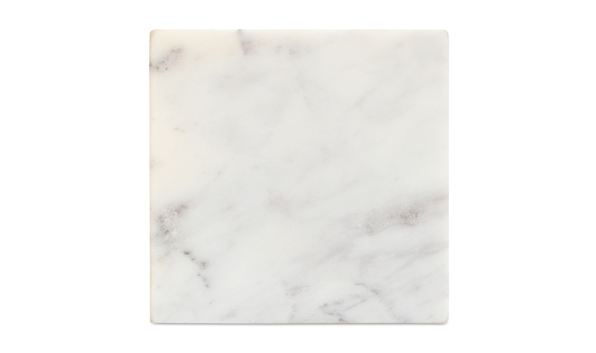 Cora Cube Tabletop Accent Banswara Purple White Marble by Moe's Home at Eve Furniture