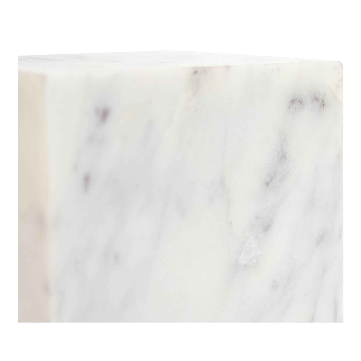 Cora Purple White Marble Cube Tabletop