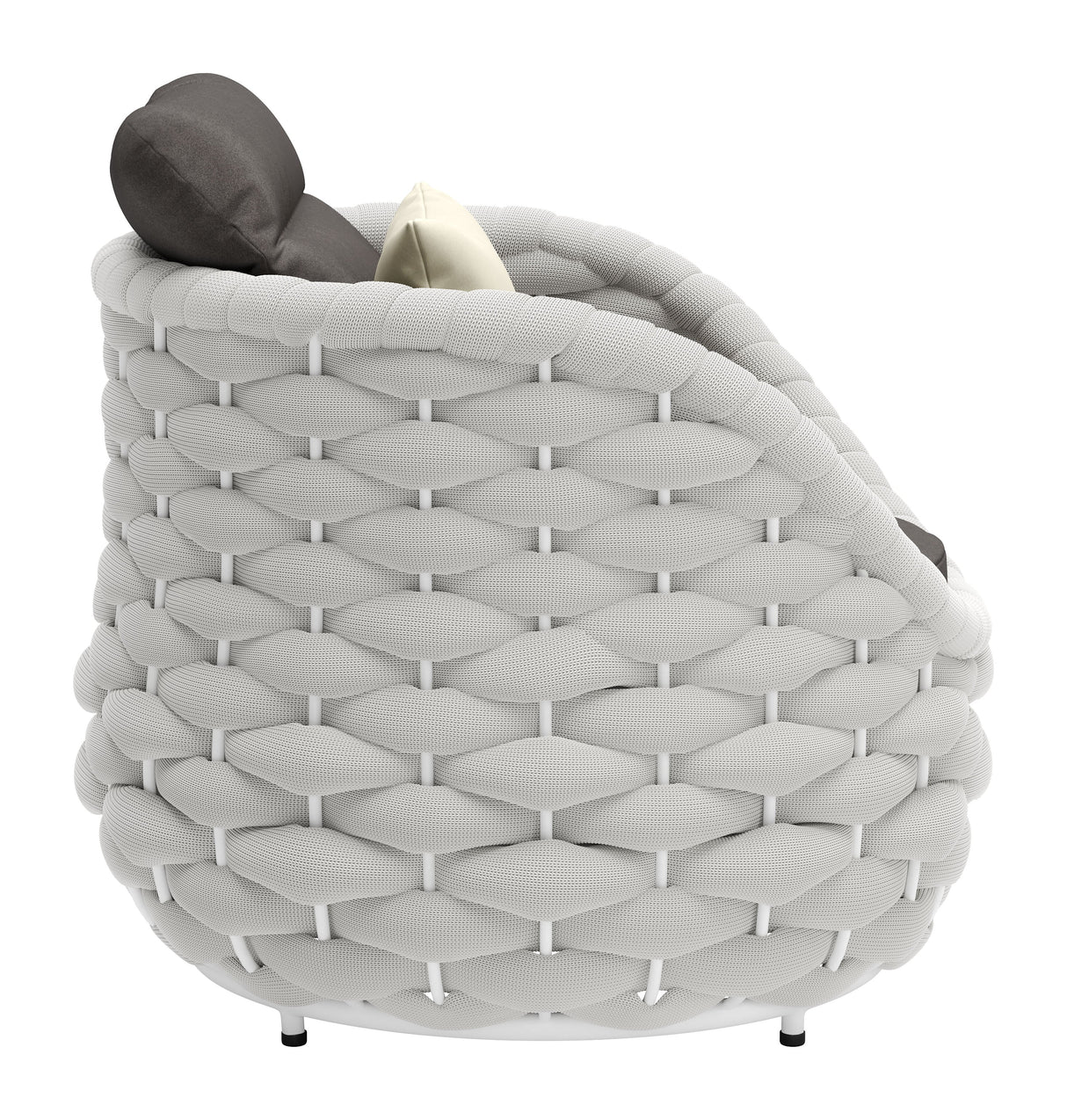 Coral Gray Reef Outdoor Accent Chair by Zuomod at Eve Furniture