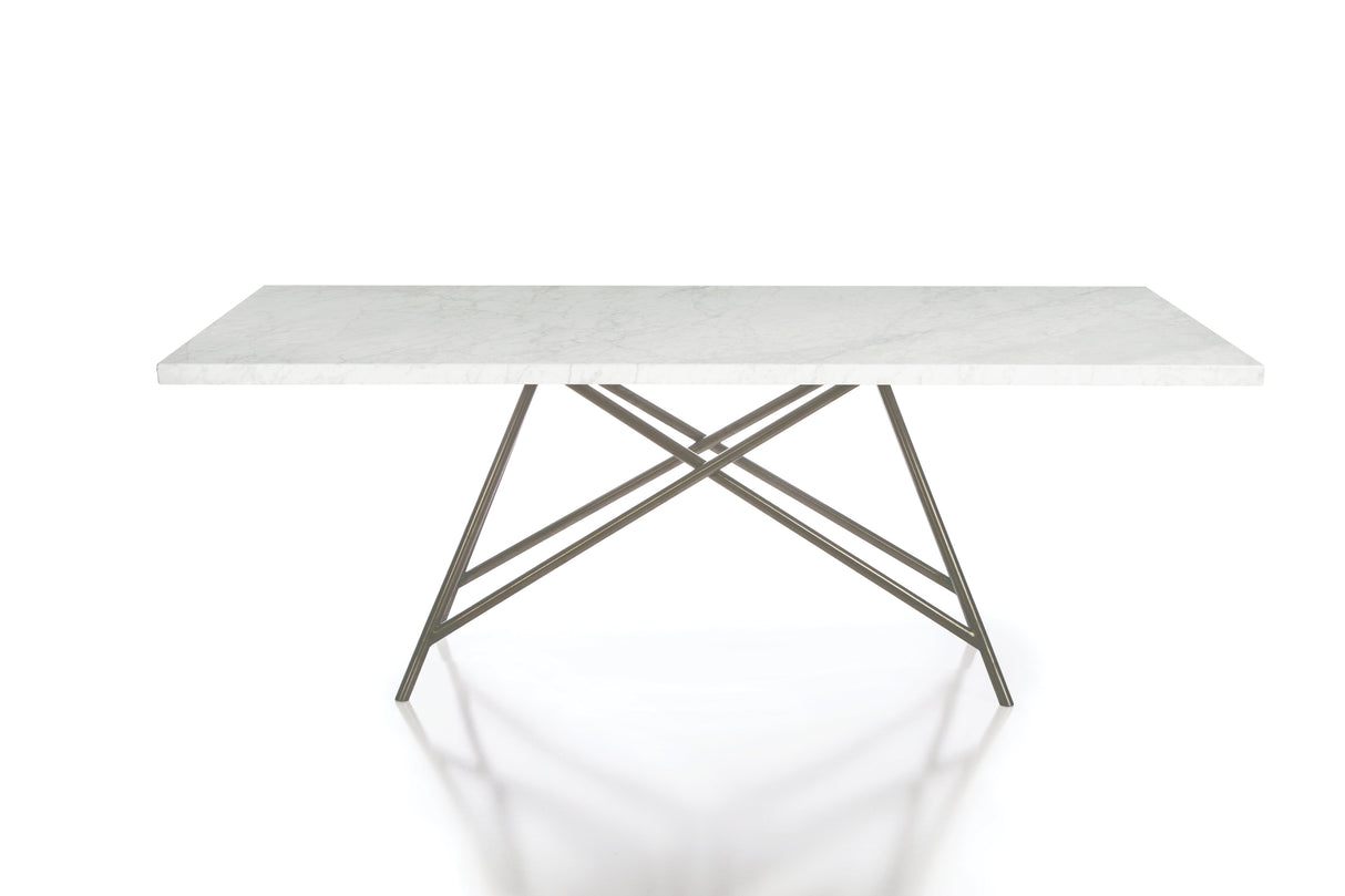 Coral Marble Rectangular Dining Table by Modus Furniture at Eve Furniture