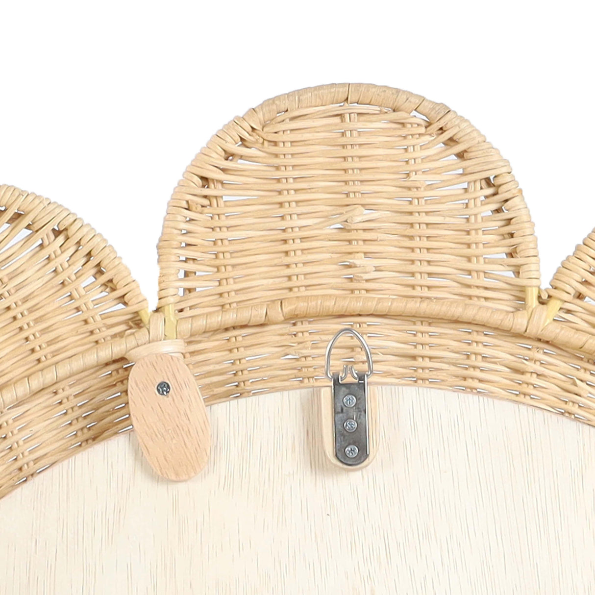 Coralie Rattan Round Mirror by TOV Furniture at Eve Furniture