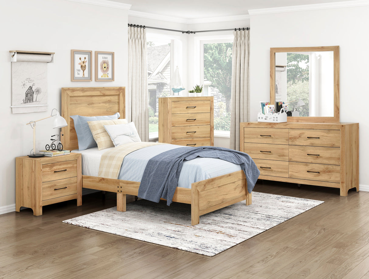Corbin Natural Chest by Homelegance at Eve Furniture