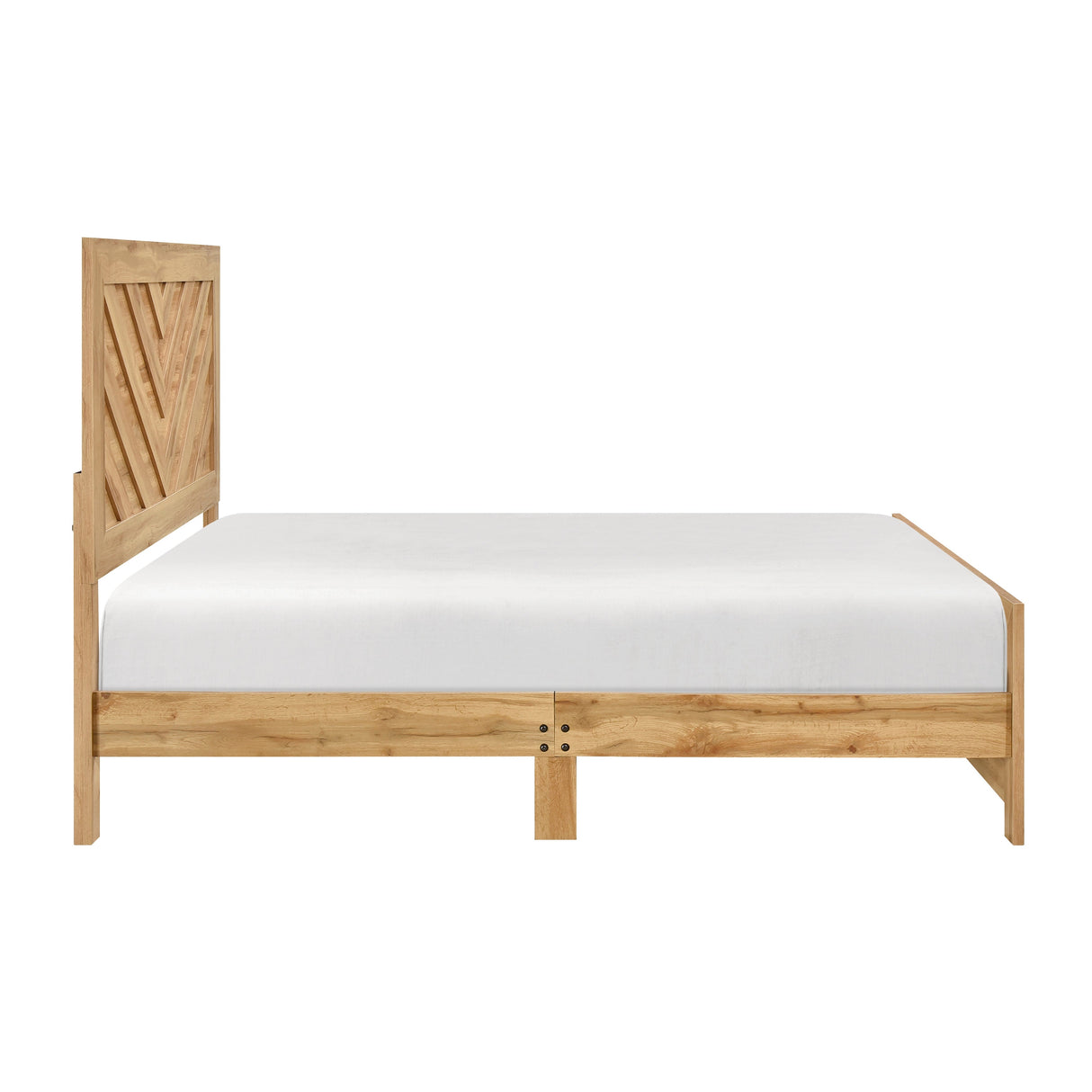 Corbin Natural Crossbuck Full Bed by Homelegance at Eve Furniture