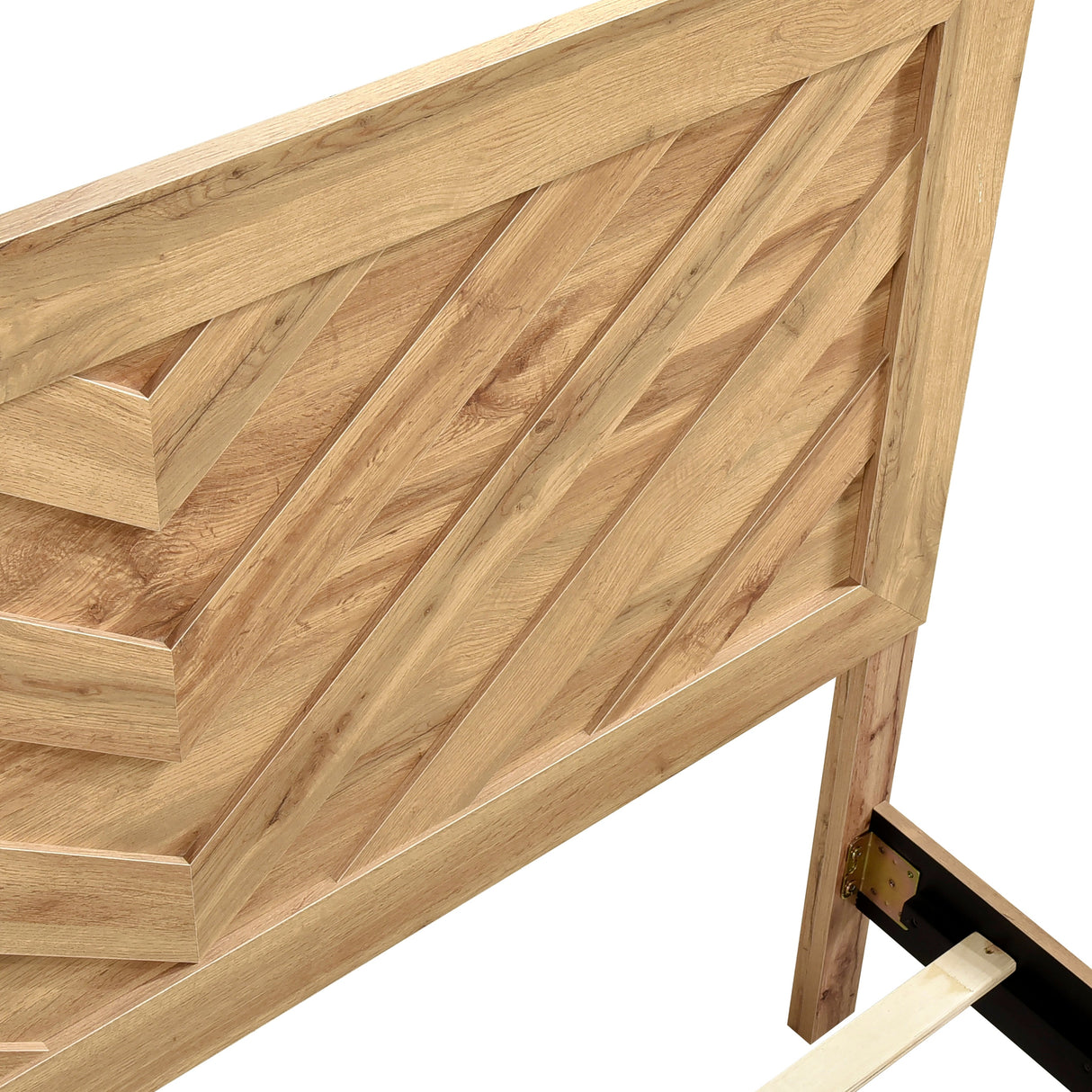 Corbin Natural Crossbuck Full Bed by Homelegance at Eve Furniture