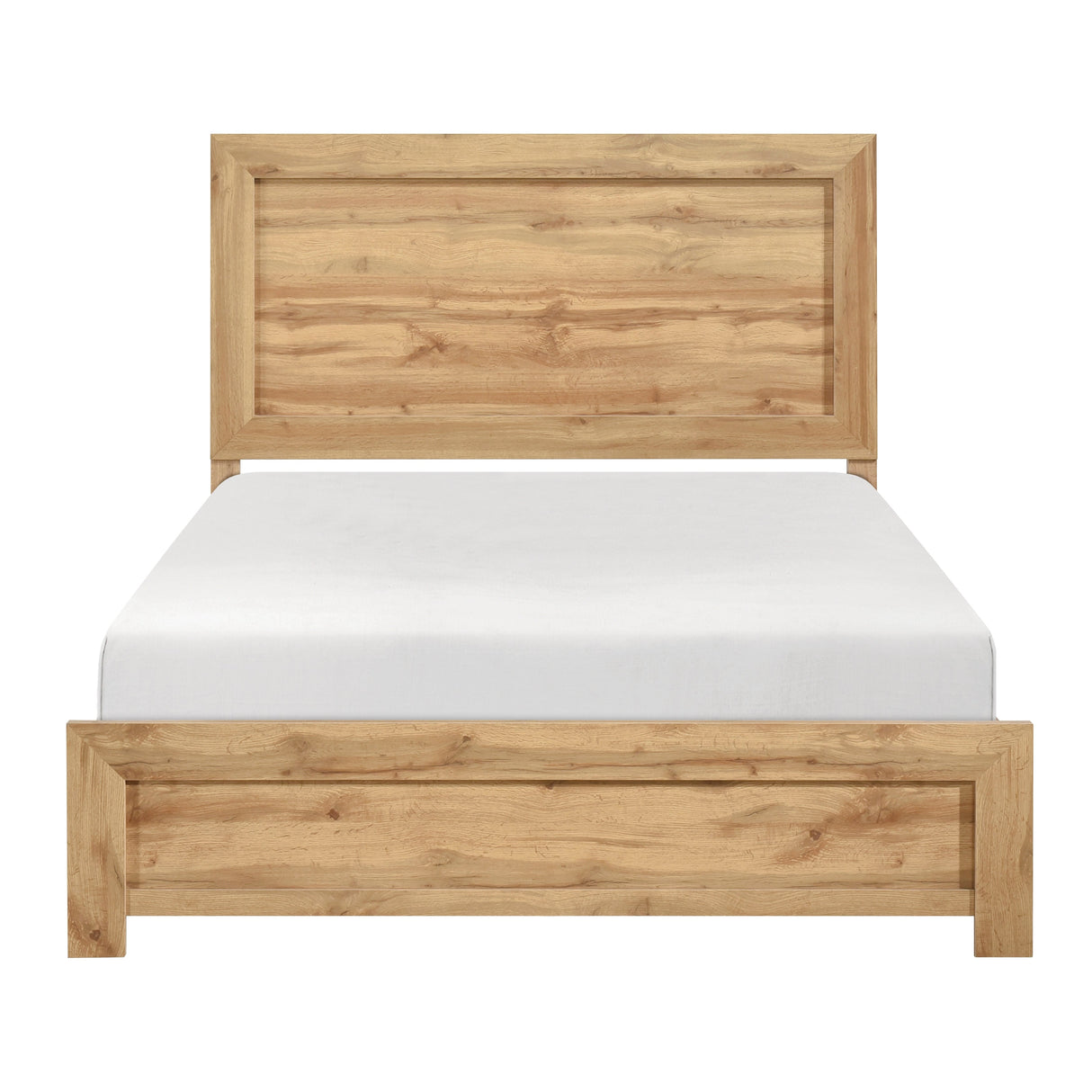 Corbin Natural Full Panel Bed by Homelegance at Eve Furniture