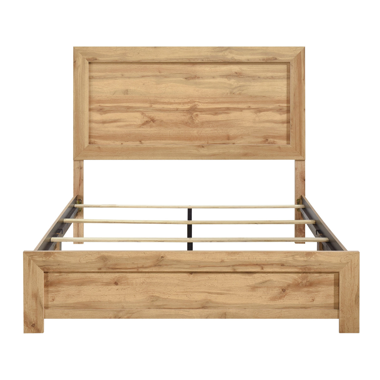 Corbin Natural Queen Panel Bed by Homelegance at Eve Furniture