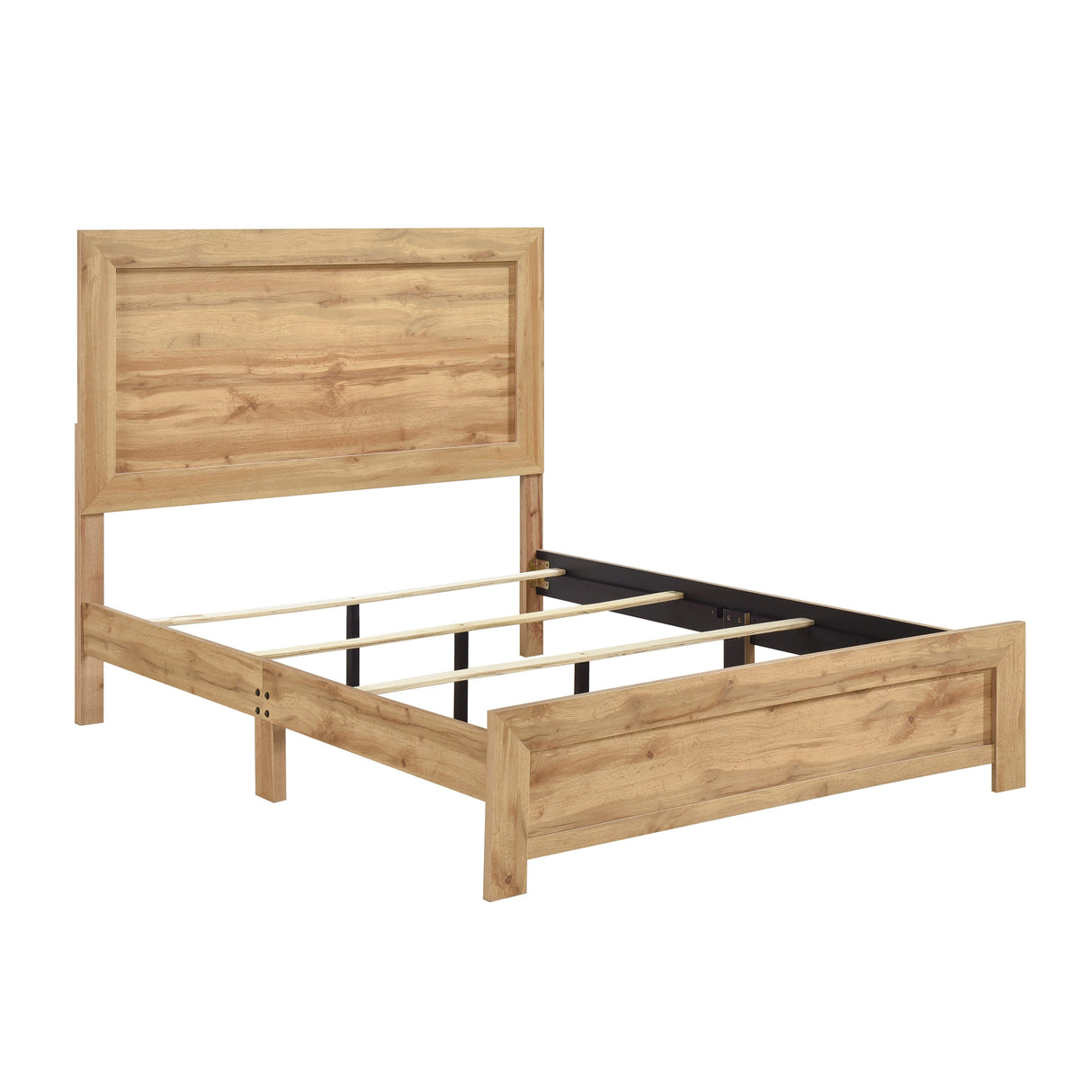 Corbin Natural Queen Panel Bed by Homelegance at Eve Furniture
