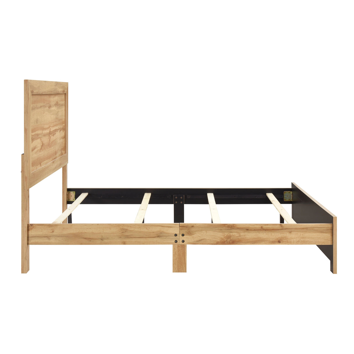 Corbin Natural Queen Panel Bed by Homelegance at Eve Furniture