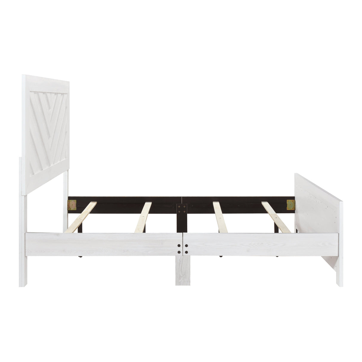 Corbin White Crossbuck Panel Bedroom Set by Homelegance at Eve Furniture