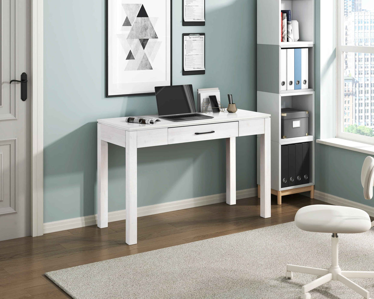 Corbin White Writing Desk by Homelegance at Eve Furniture