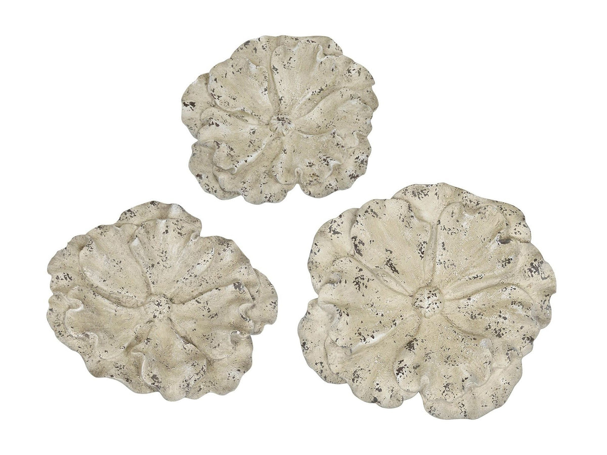 Cordelia White/Cream Wall Decor by Crestview at Eve Furniture