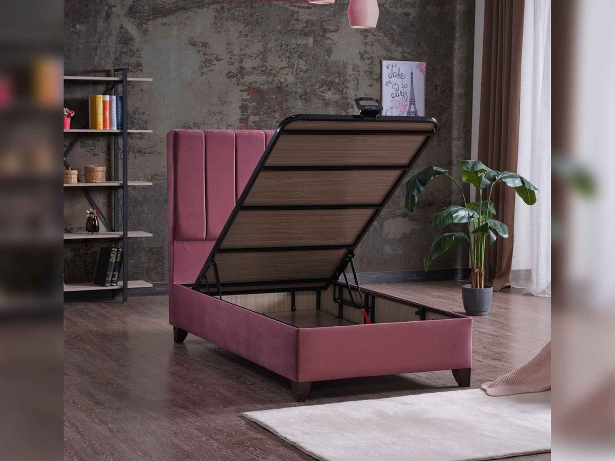 Cordoba Storage Bed With Headboard by Furnia at Eve Furniture