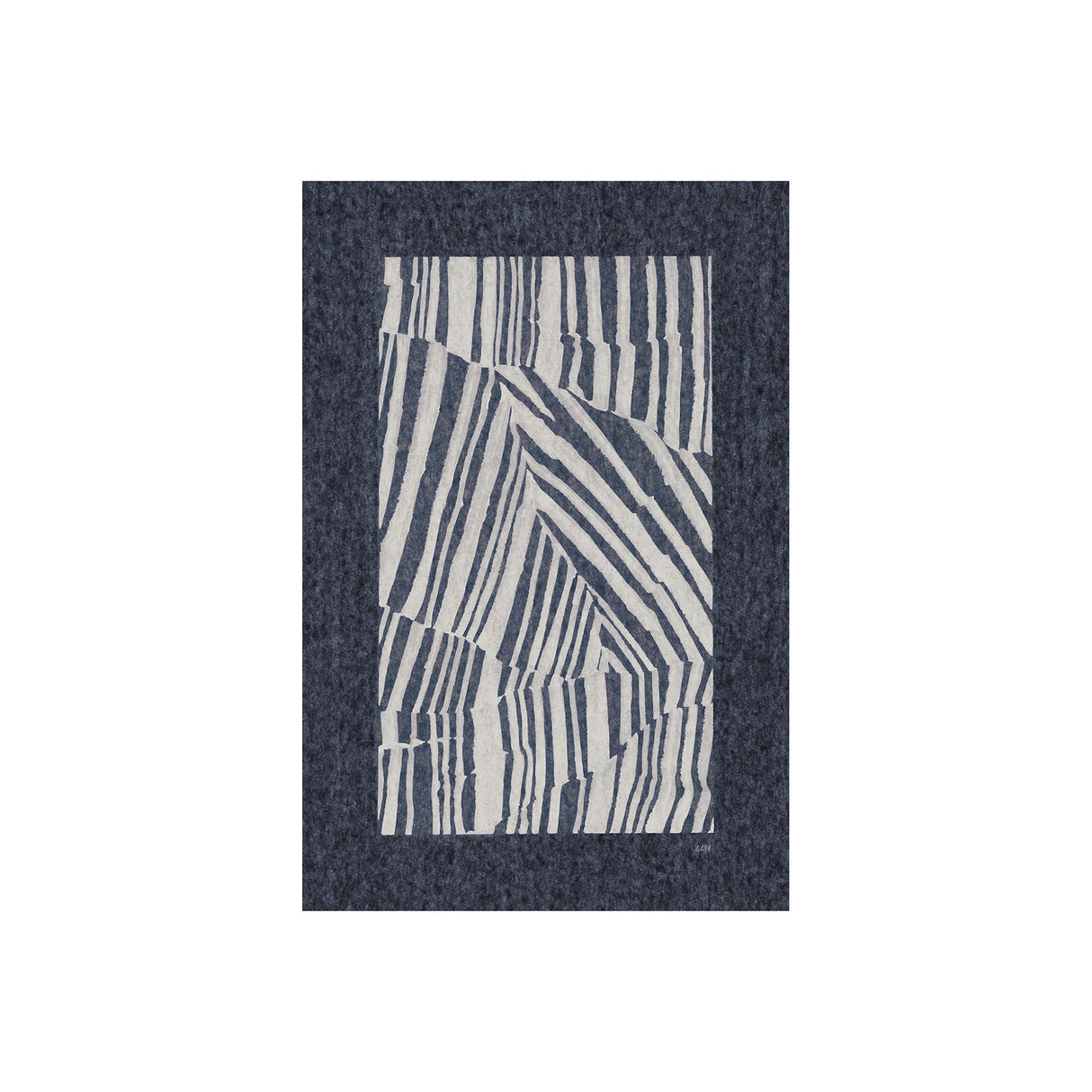 Corduroy II by Alarm a Hand Embellished Textured Canvas by Mercana at Eve Furniture