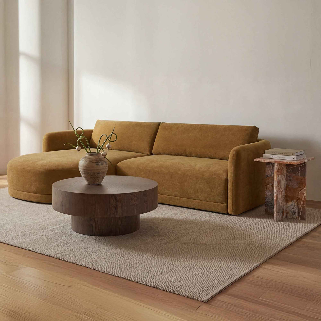 Corey Dark Brown Coffee Table by Moe's Home at Eve Furniture