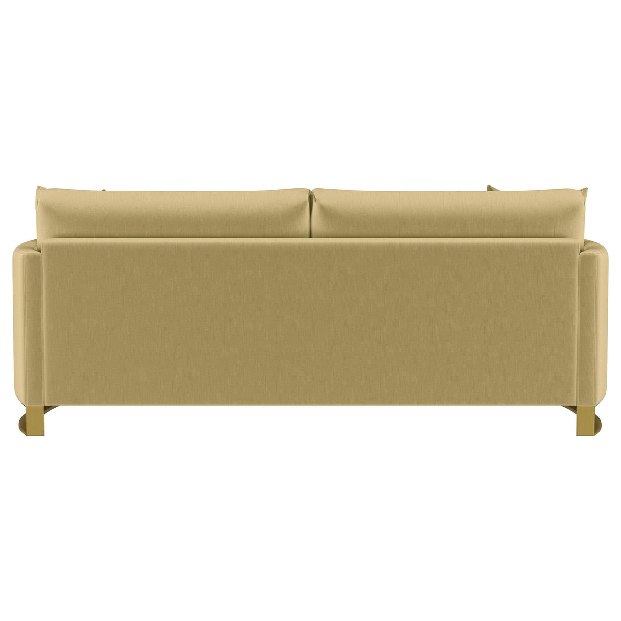 Corliss Upholstered Curved Track Arm Sofa Camel by Coaster at Eve Furniture