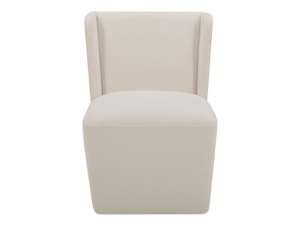 Cormac Cream Rolling Dining Chair by MOES at Eve Furniture