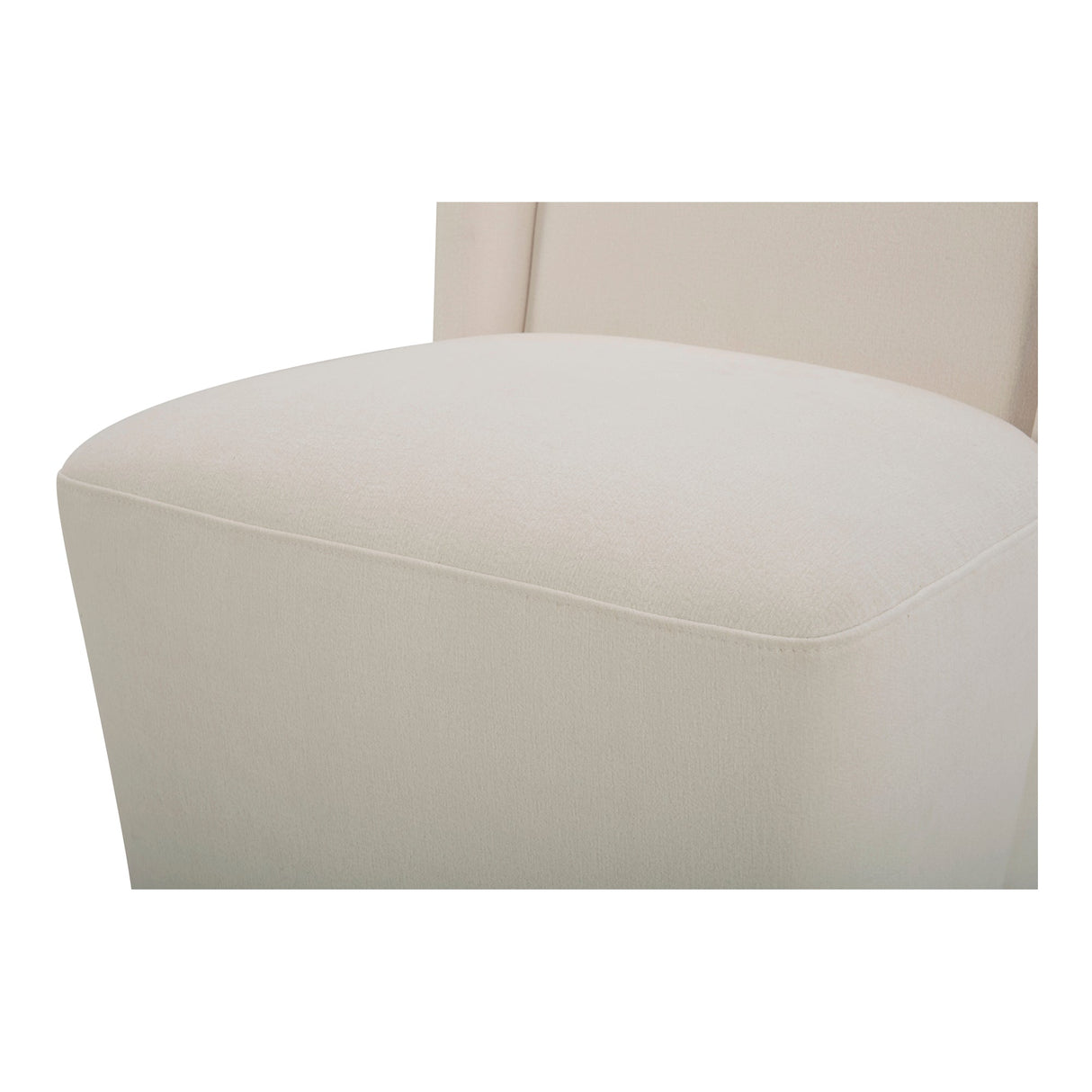 Cormac Cream Rolling Dining Chair by MOES at Eve Furniture