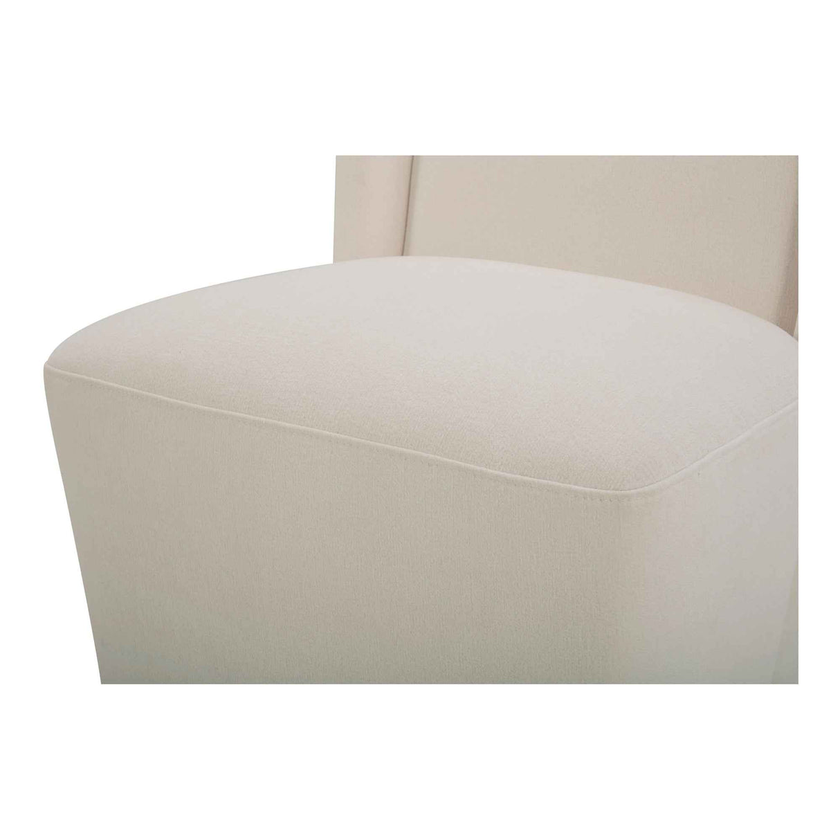 Cormac Cream Rolling Dining Chair by Moe's Home at Eve Furniture