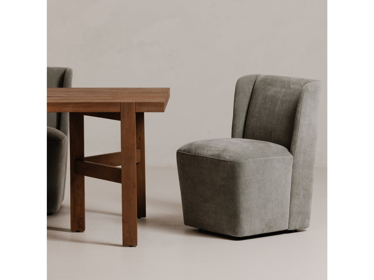 Cormac Slate Green Rolling Dining Chair by MOES at Eve Furniture