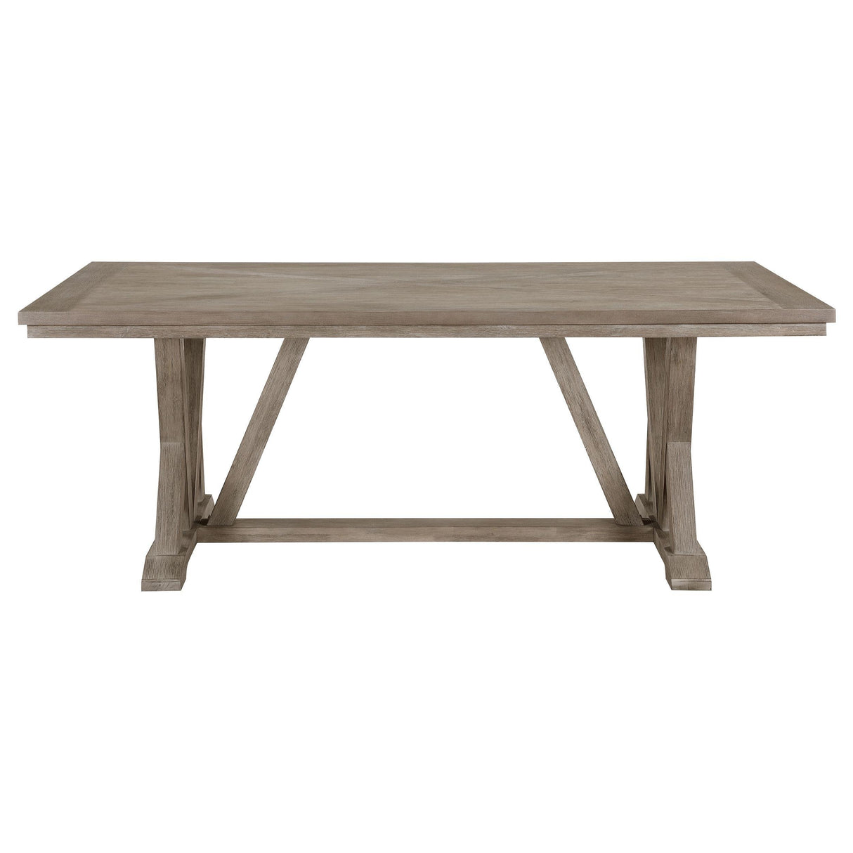 Cornelia Coastal Gray Rectangular Wood Dining Table by Coaster at Eve Furniture