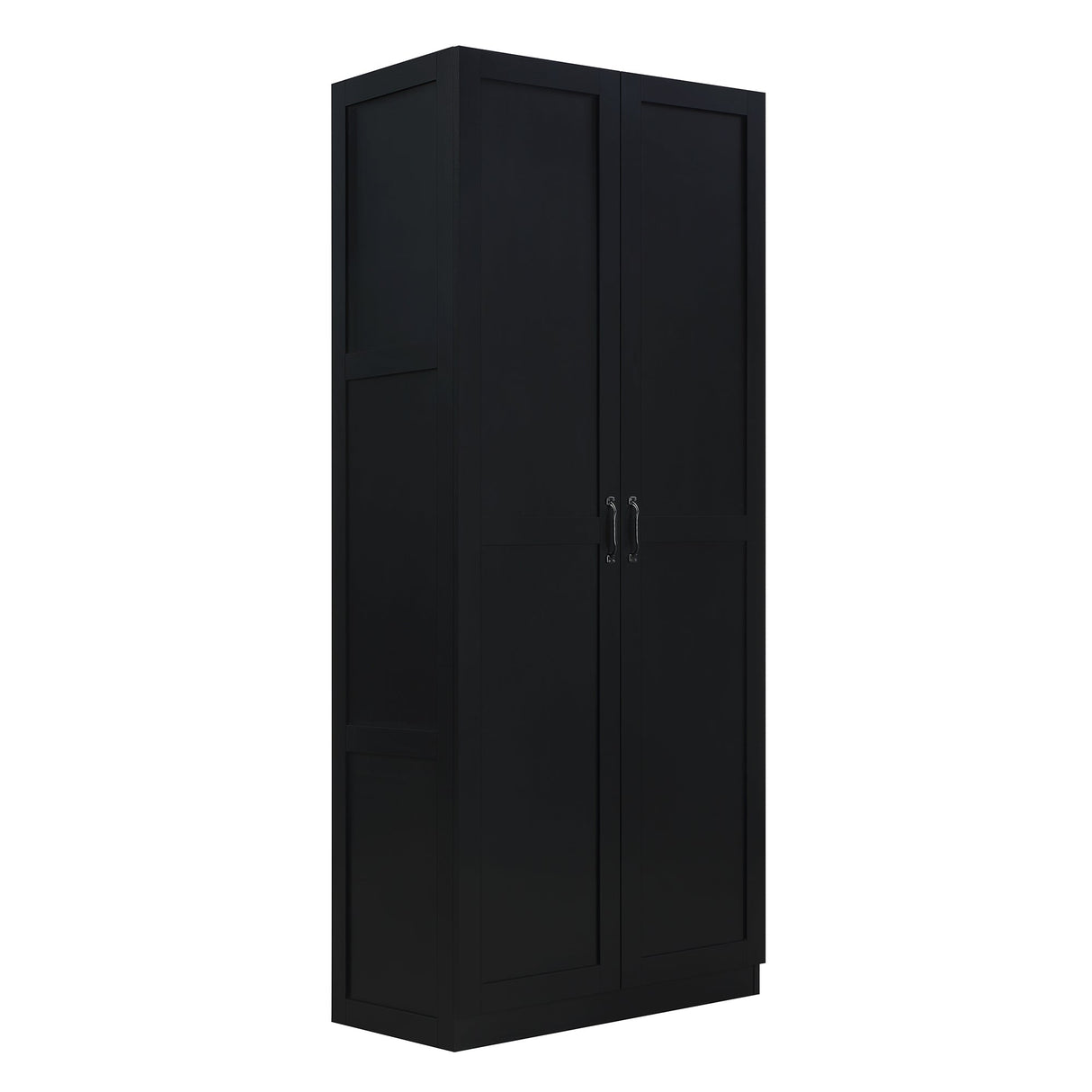 Cornelia Storage Closet 2.0 in Black (set of 2) by Manhattan Comfort at Eve Furniture