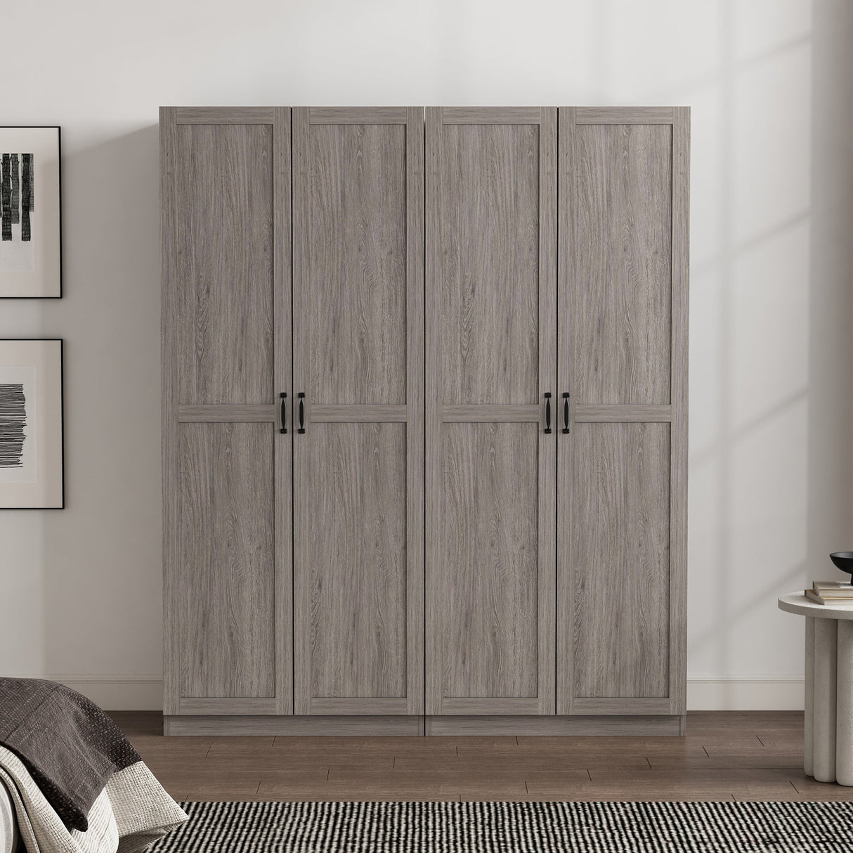 Cornelia Storage Closet 2.0 in Grey (set of 2) by Manhattan Comfort at Eve Furniture